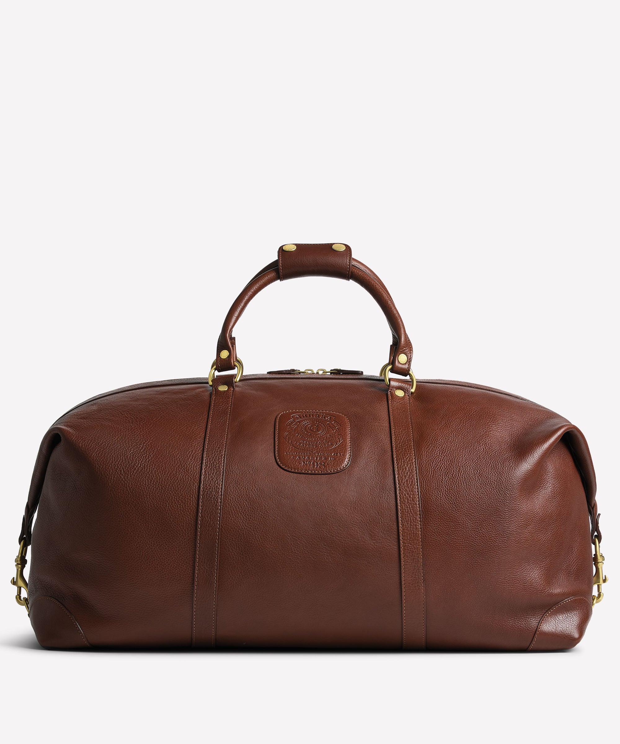 Cavalier III No. 98 | Vintage Chestnut Leather Duffle Bag | Ghurka