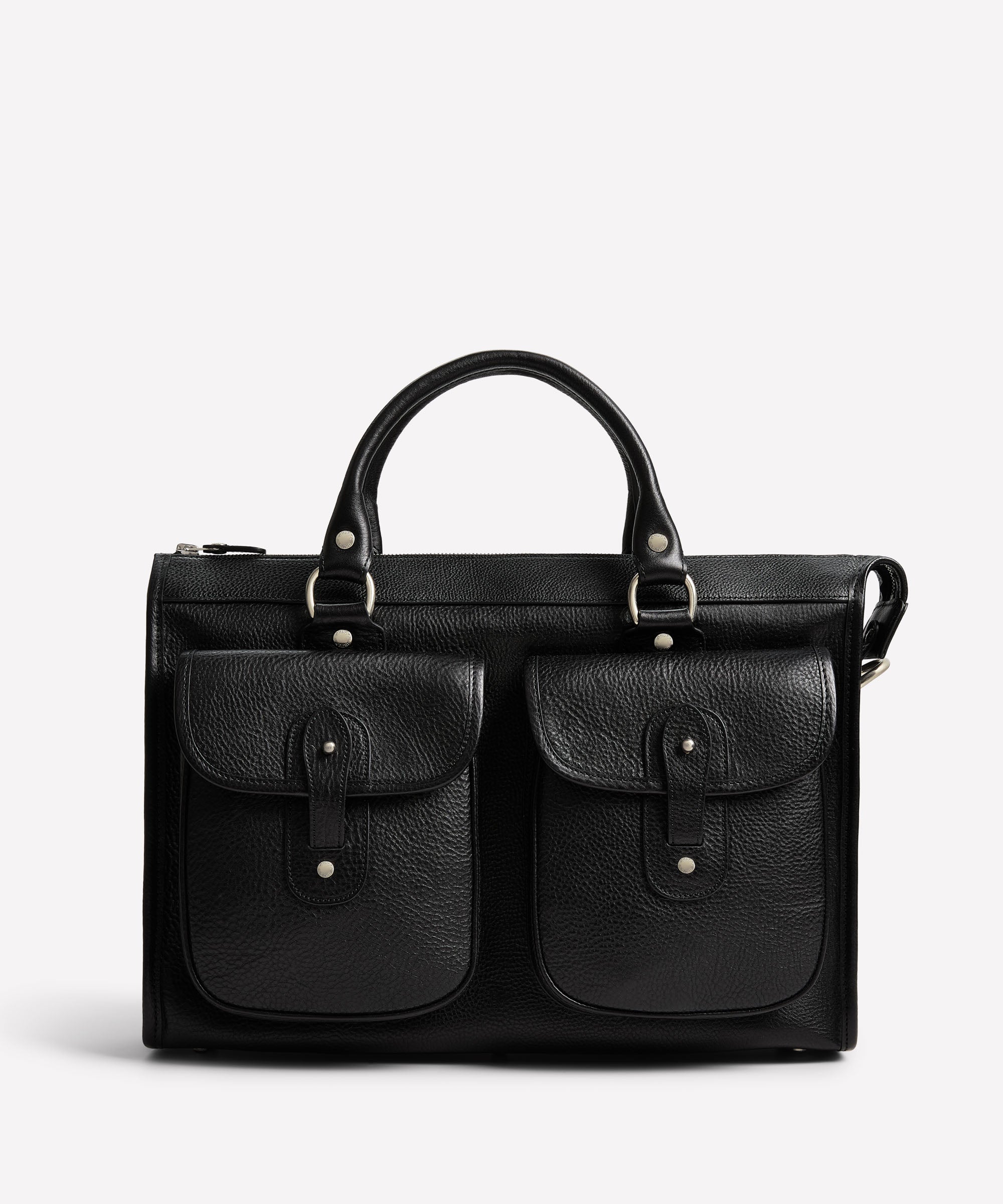 Examiner No. 5 | Vintage Black Leather Briefcase | Iconic Ghurka Style
