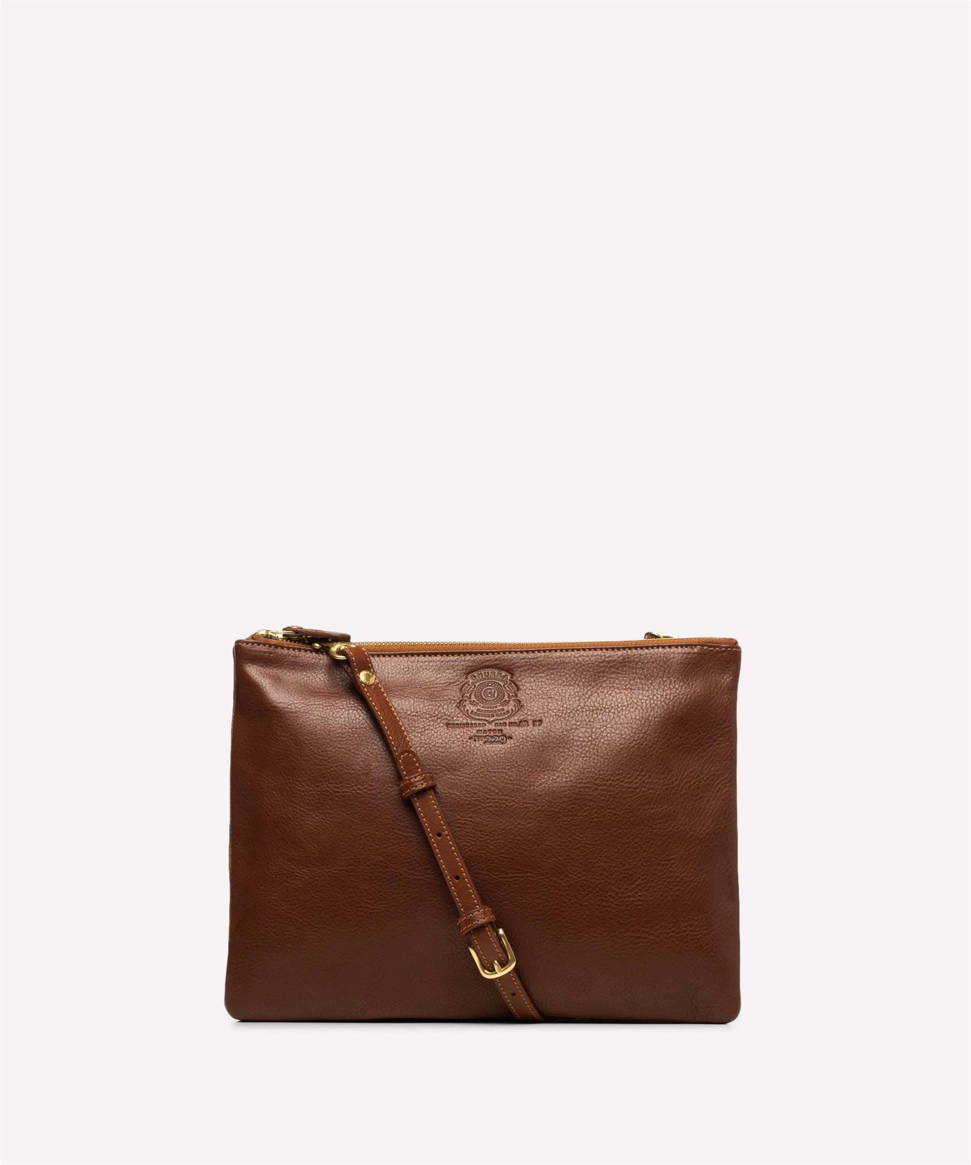 Match No. 229 | Vintage Chestnut Leather Handbag | Ghurka
