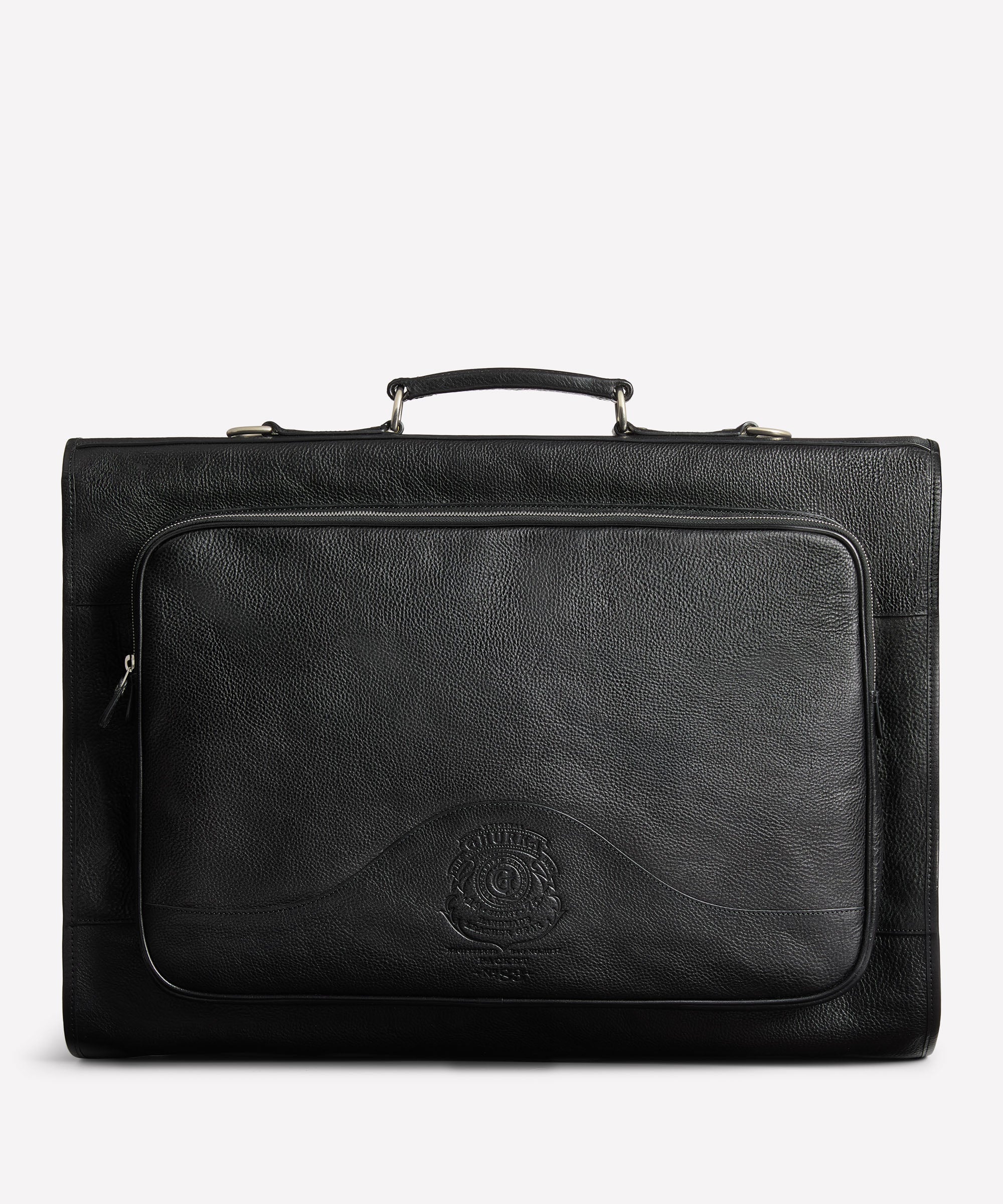 Packet No. 83 | Vintage Black Leather Garment Bag | Ghurka