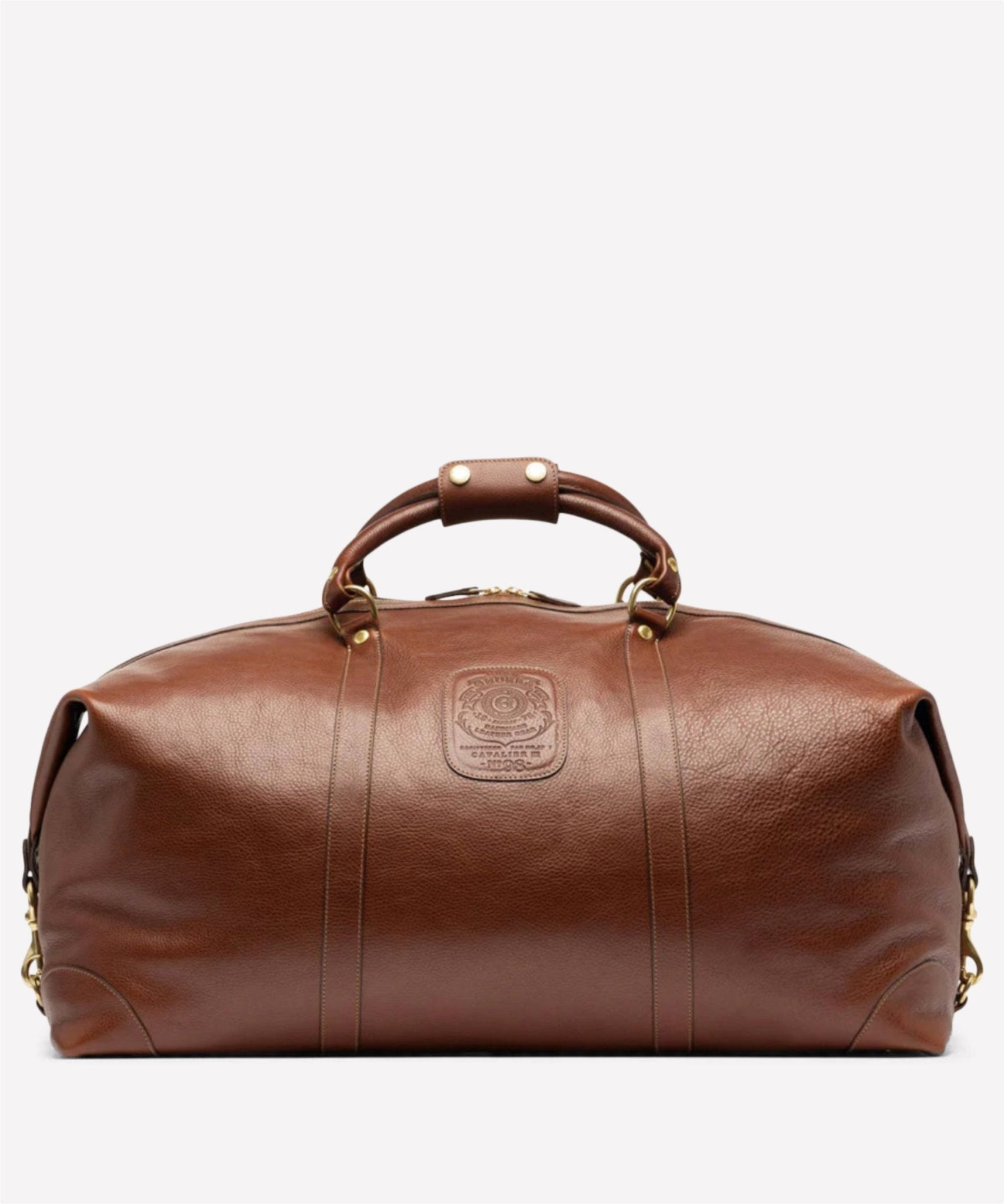 Cavalier III 98 Vintage Chestnut Leather Duffle Bag Ghurka
