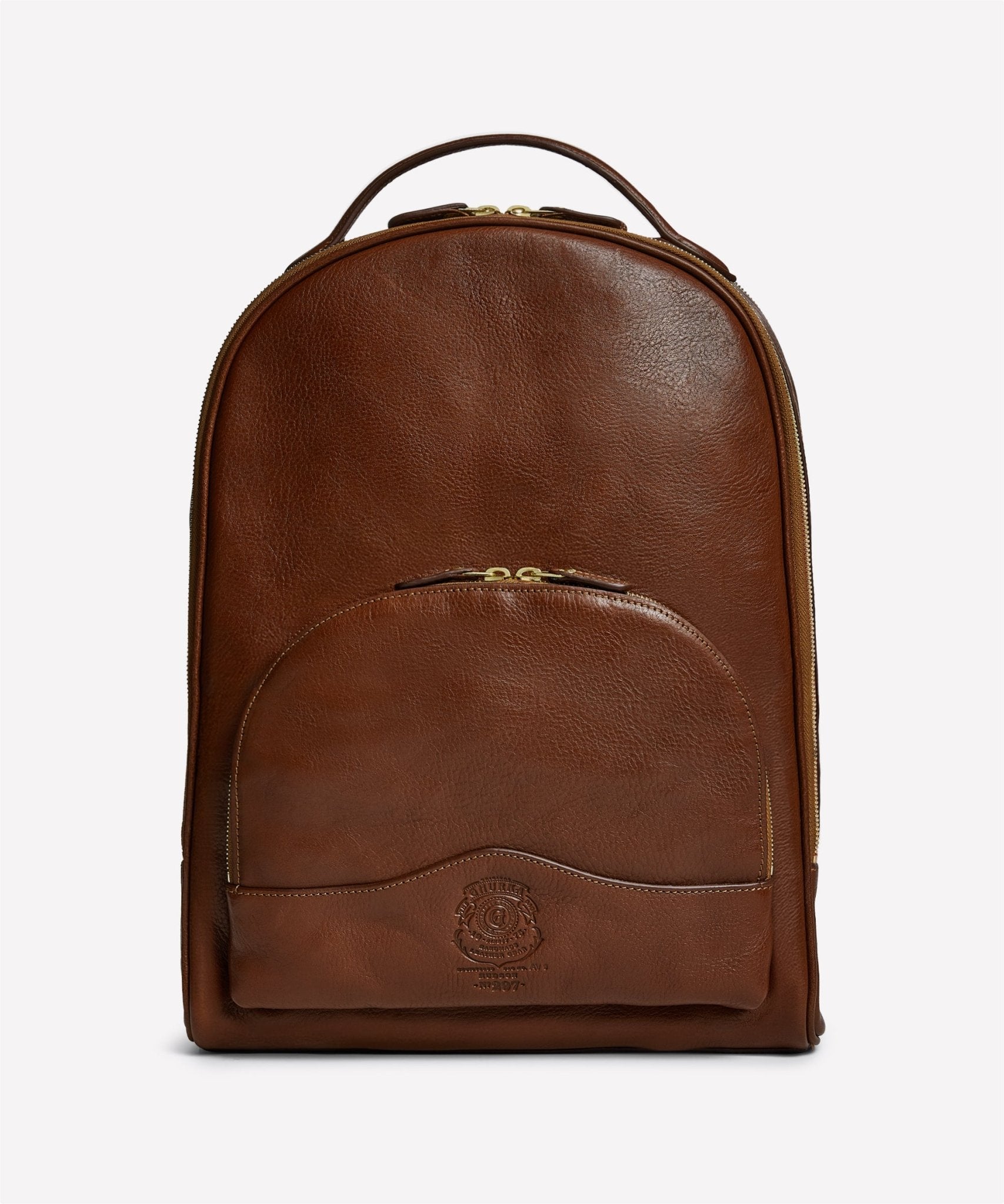 Hudson No. 297 | Vintage Chestnut Leather Backpack