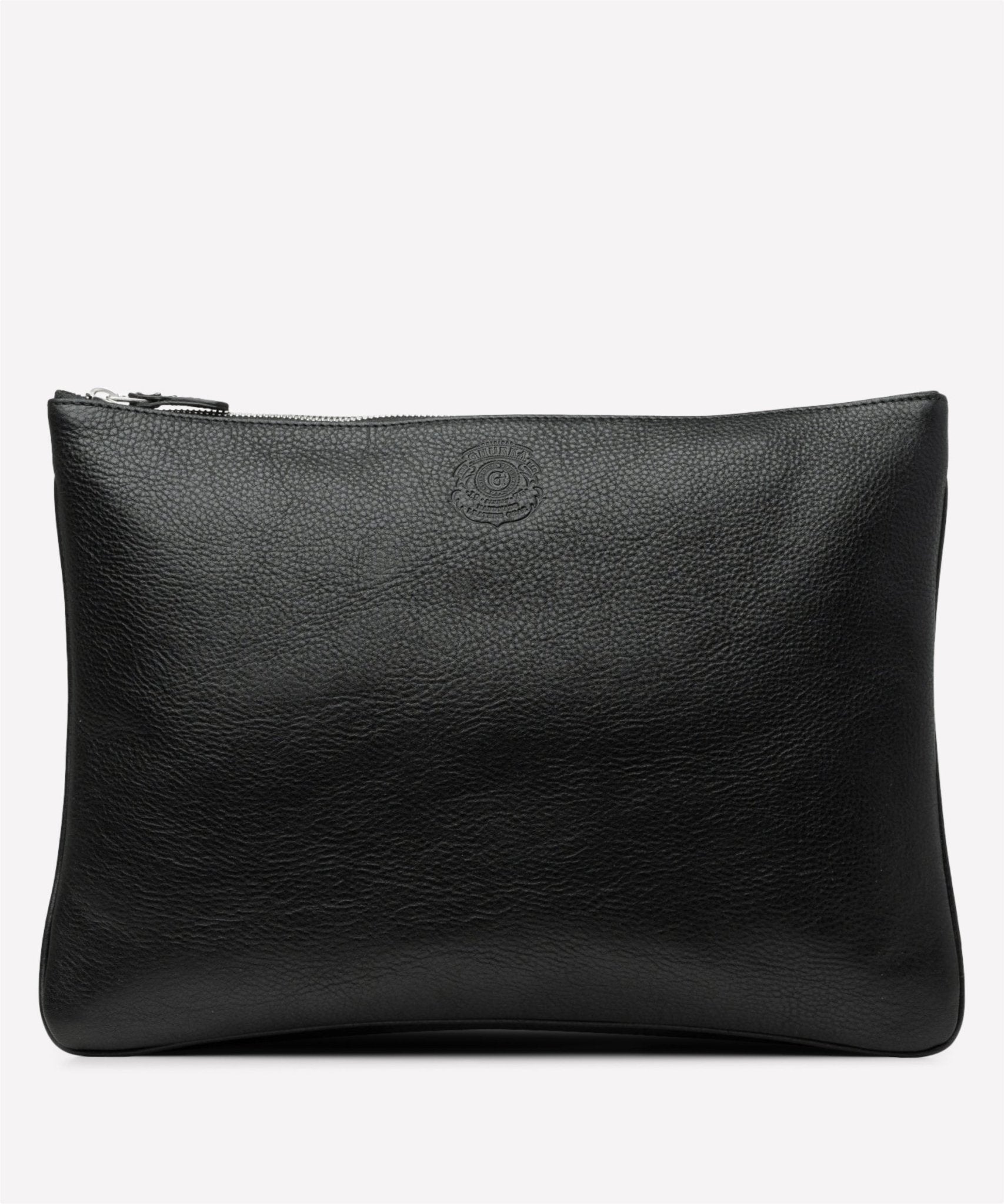 Pouch III No. 65 Vintage Black Leather Pouch Ghurka