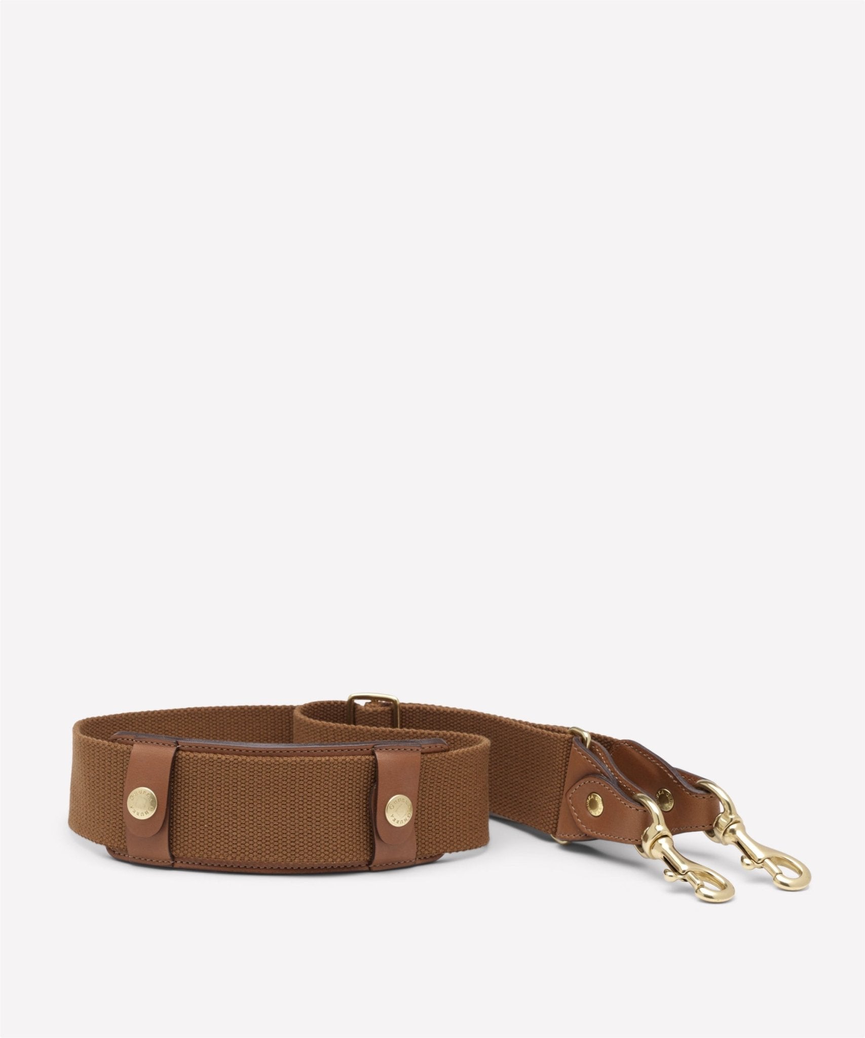 Webbed Shoulder Strap | Chestnut Leather | Ghurka