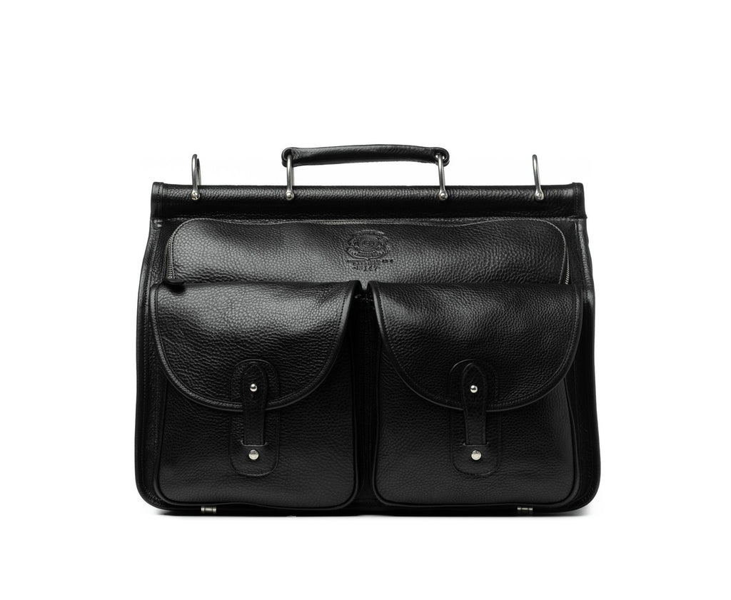 Garrison No. 147 | Vintage Black Leather Briefcase | Ghurka