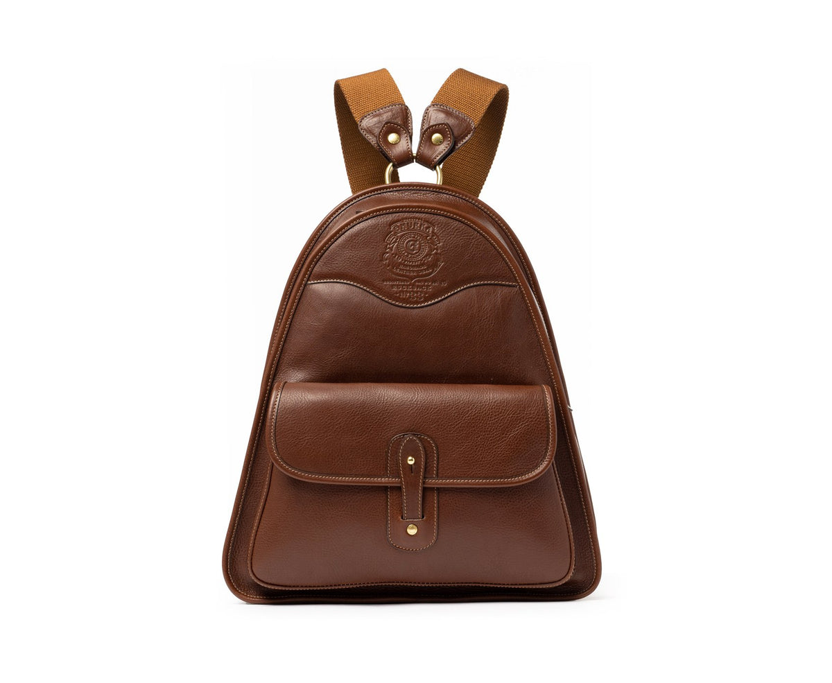 Rucksack No. 33 | Vintage Chestnut Leather Backpack | Ghurka