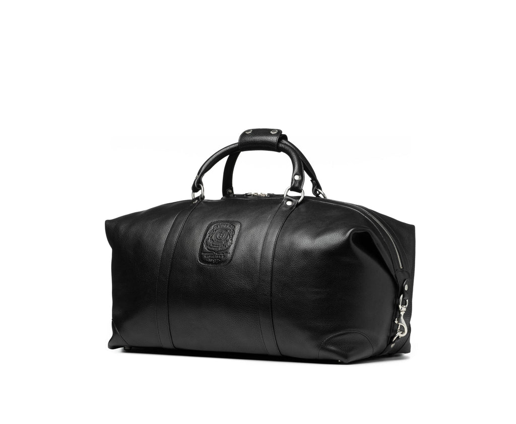 Cavalier II No. 97 | Vintage Black Leather Duffle Bag | Ghurka Icon
