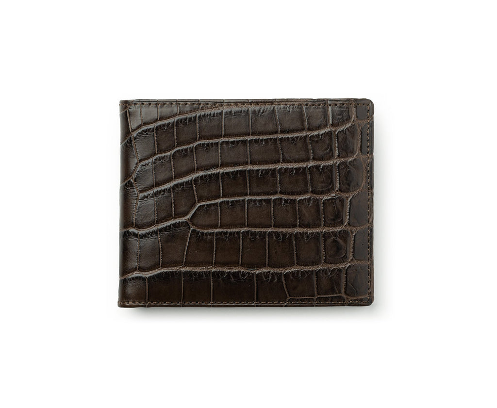 Classic Wallet No. 101 | Walnut Crocodile - Ghurka