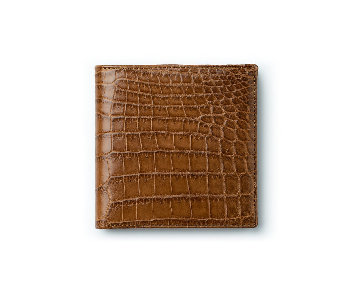 International Wallet No. 104, Black Crocodile Wallet