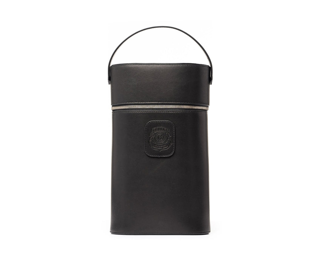Pairing No. 285 | Black Leather Wine Carrier
