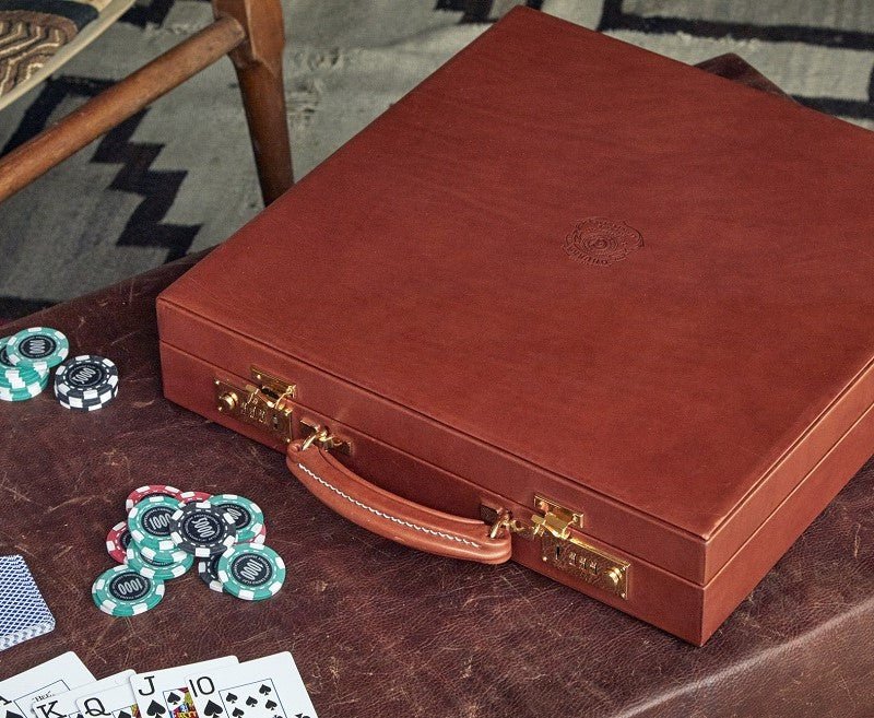 Poker Set No. 241 | Chestnut Leather - Ghurka