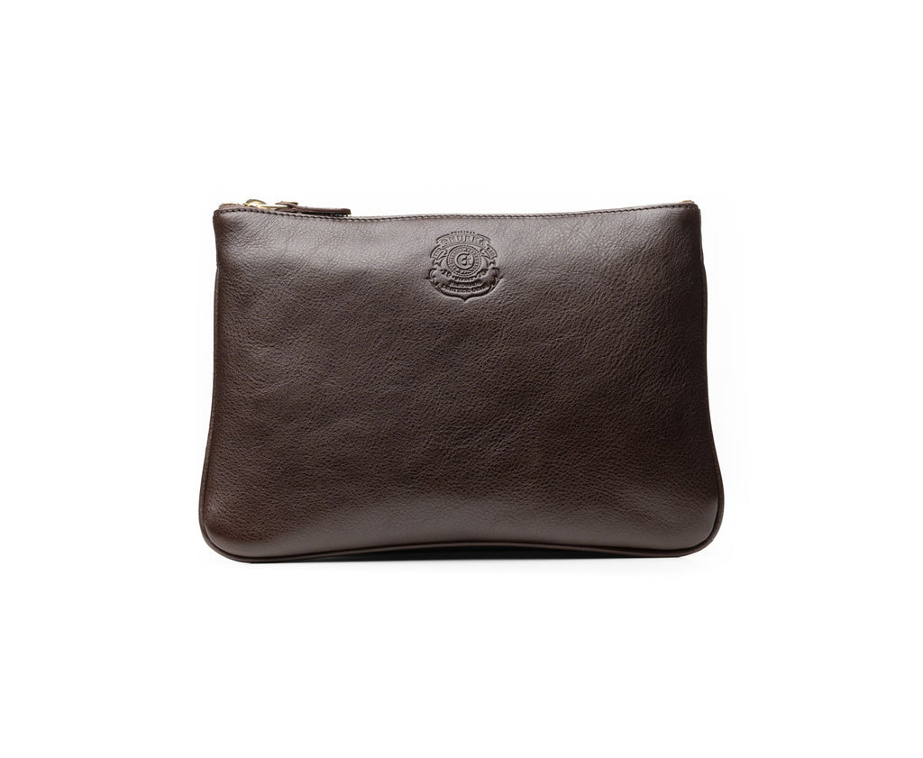 Pouch II No. 64 | Vintage Walnut Leather