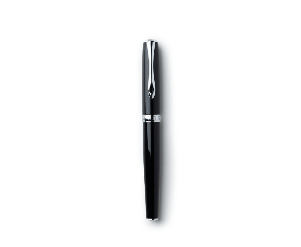 Scribe Pen | Black Lacquer - Chrome - Ghurka