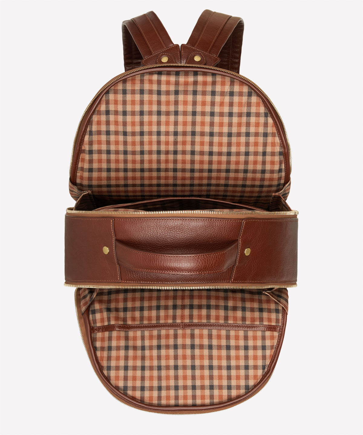 Atlas No. 314 | Vintage Chestnut Leather Backpack | Ghurka display picture 1