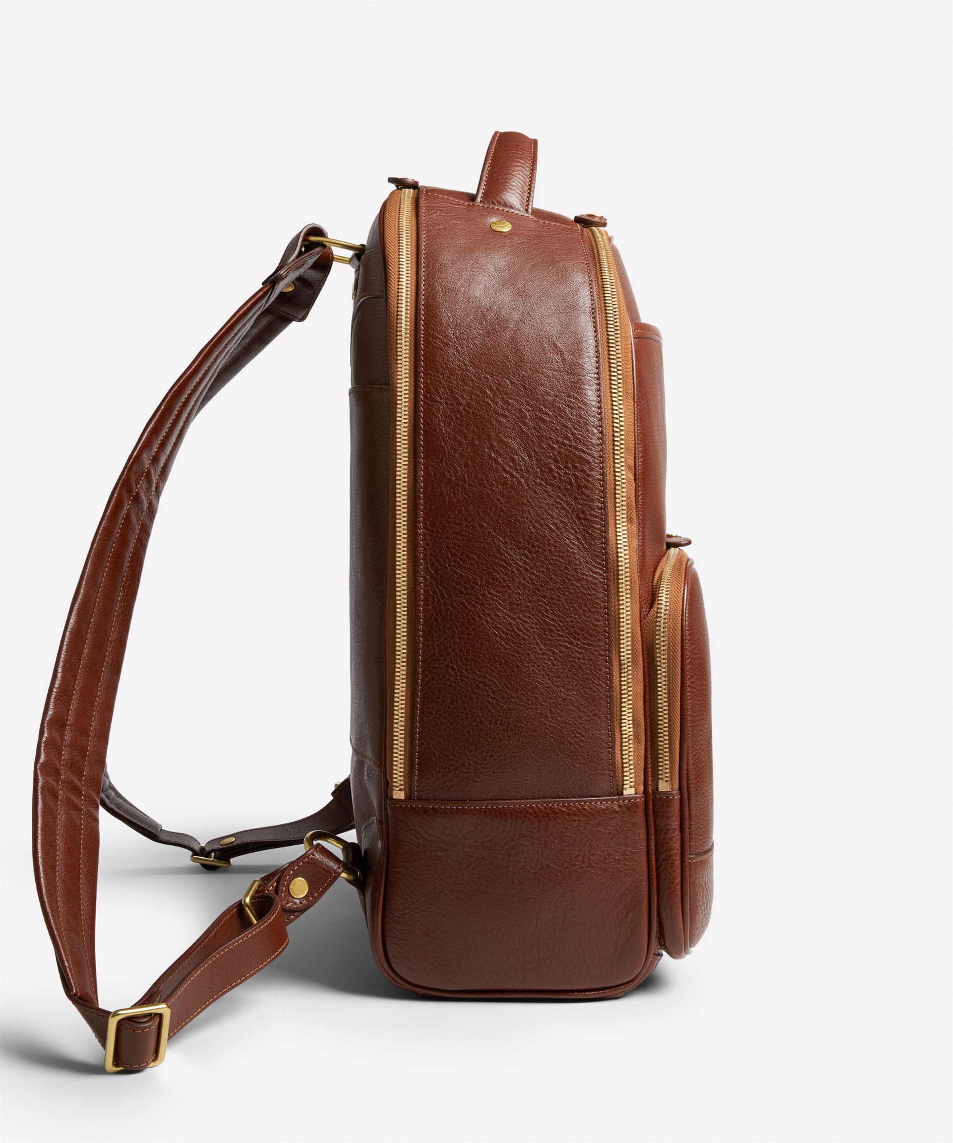 Atlas No. 314 | Vintage Chestnut Leather Backpack