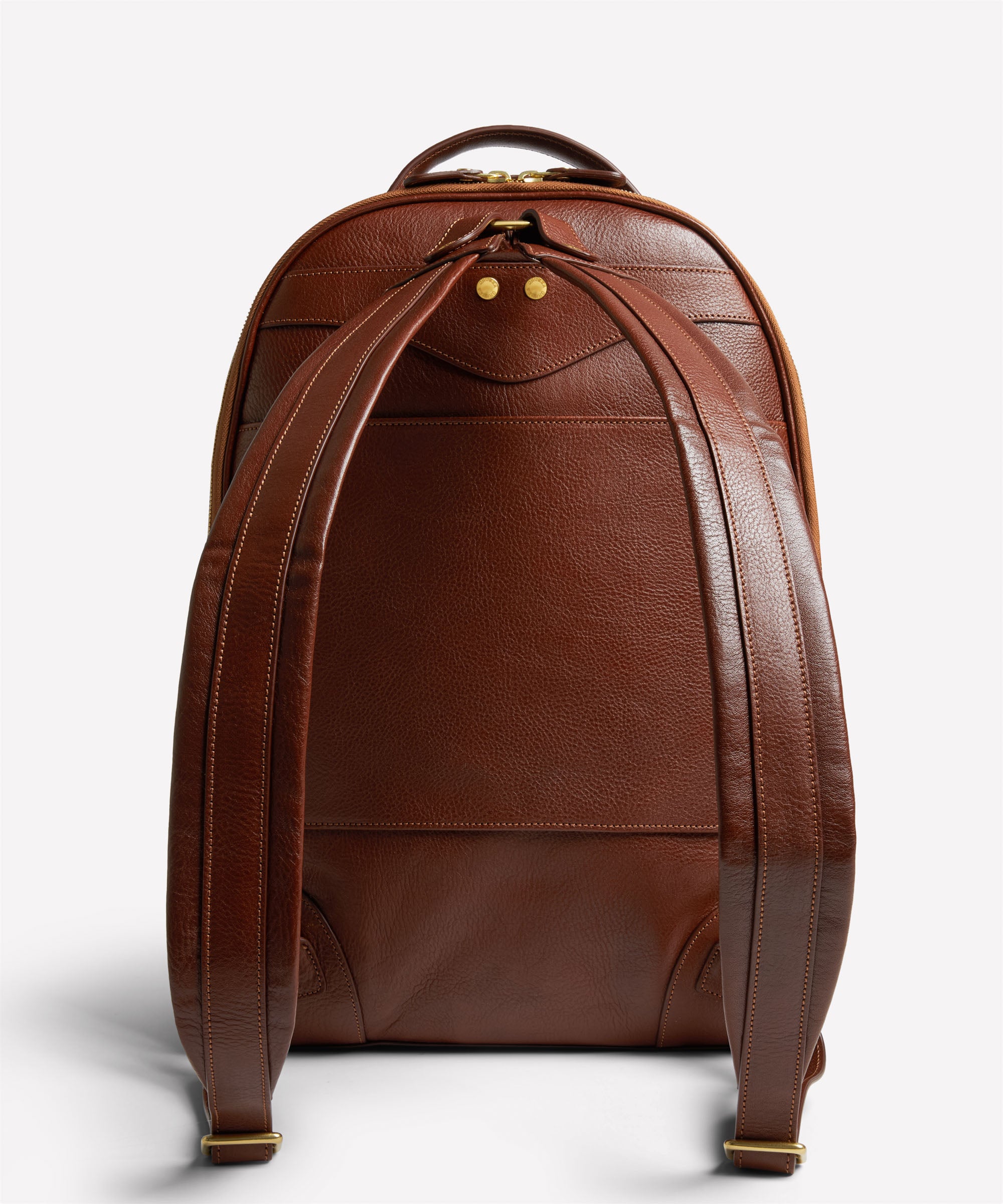 Atlas No. 314 | Vintage Chestnut Leather Backpack