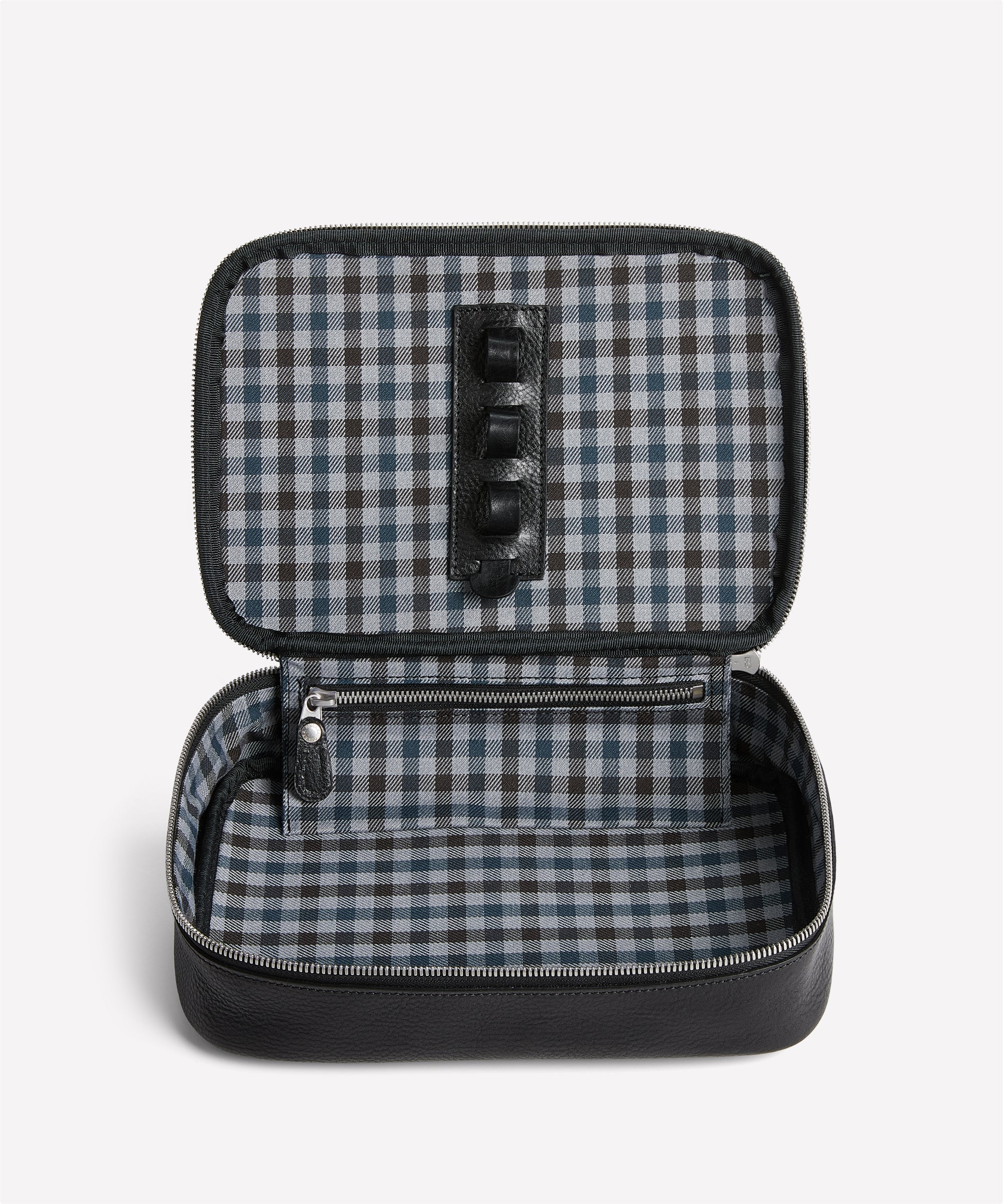 Barber No. 287 | Vintage Black Leather Toiletry Kit | Ghurka