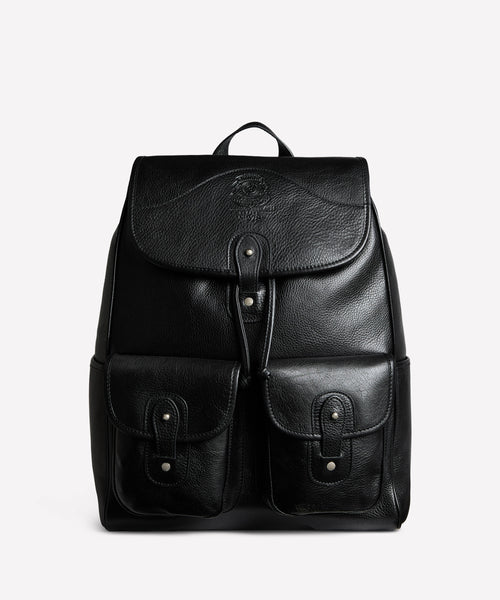 Blazer No. 278 | Vintage Black Leather Backpack