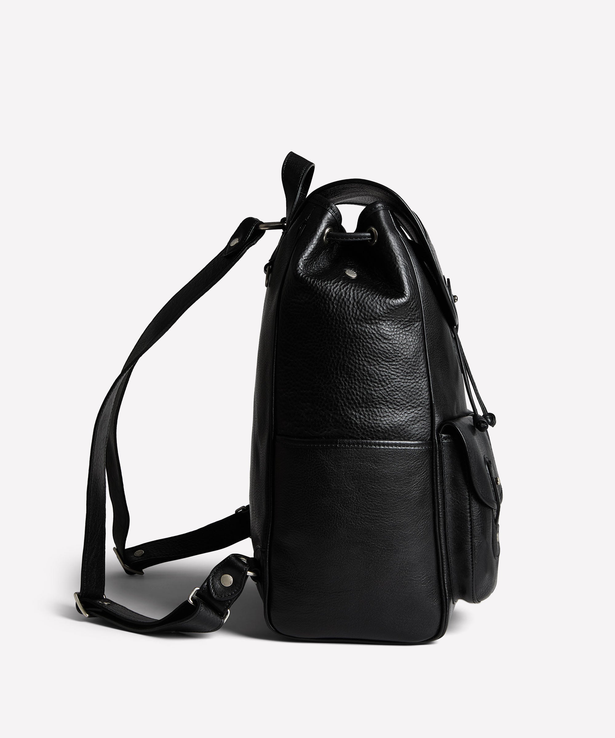 Blazer No. 278 | Vintage Black Leather Backpack | Ghurka