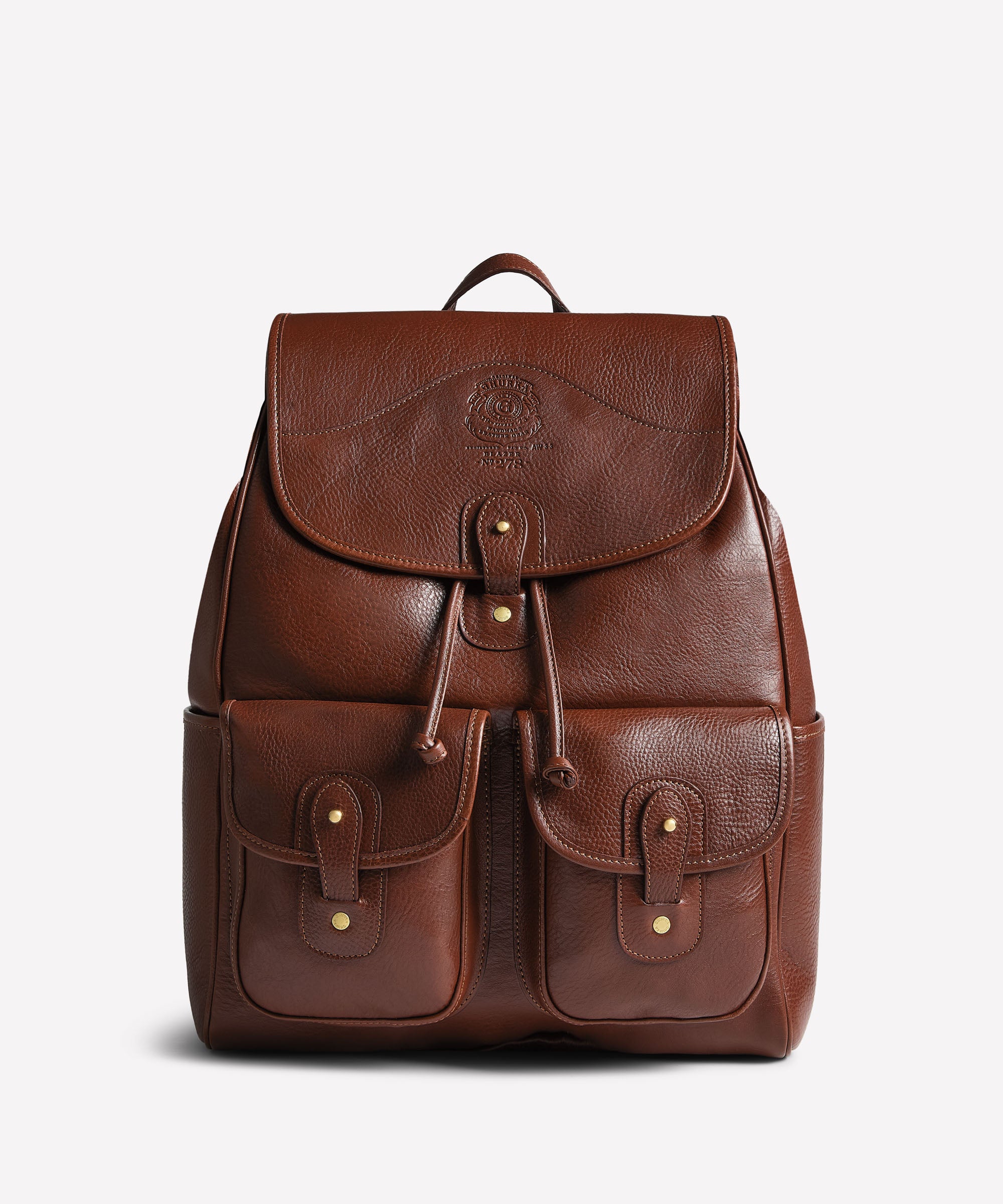 Blazer No. 278 | Vintage Chestnut Leather Backpack | Ghurka