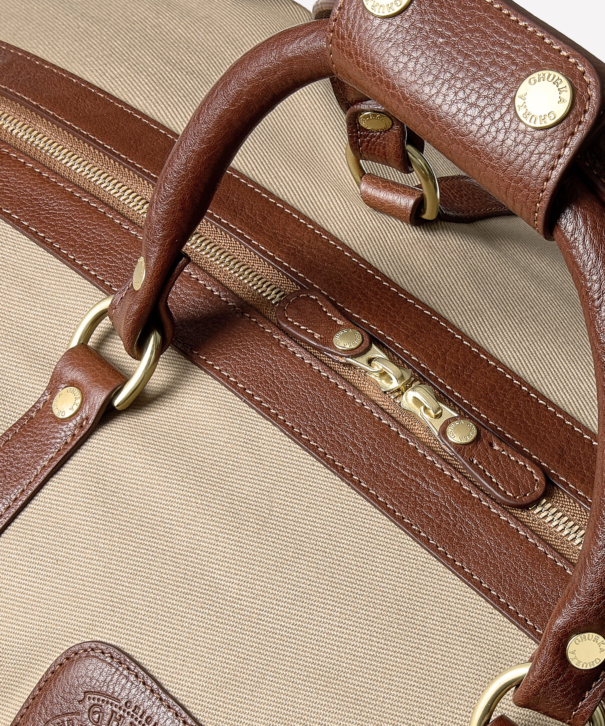 Cavalier III No. 98 | Khaki Twill Duffel Bag | Ghurka