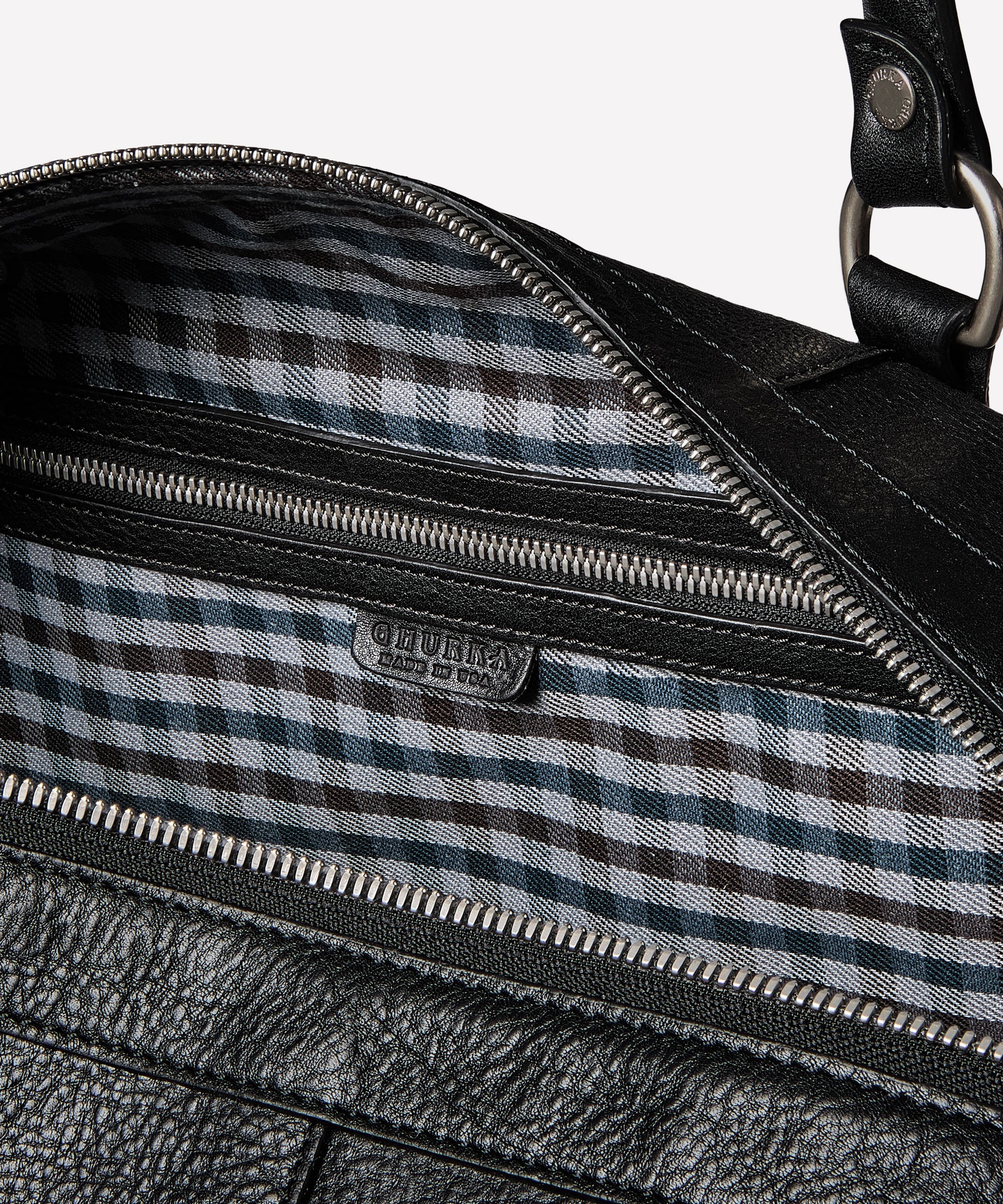 Cavalier III No. 98 | Vintage Black Leather Duffle Bag | Ghurka Icon