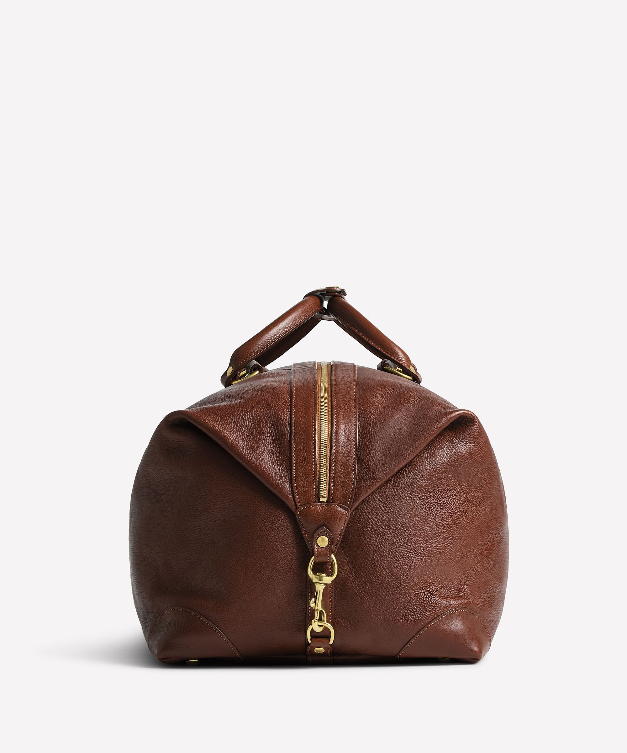 Cavalier III No. 98 | Vintage Chestnut Leather Duffle Bag | Ghurka
