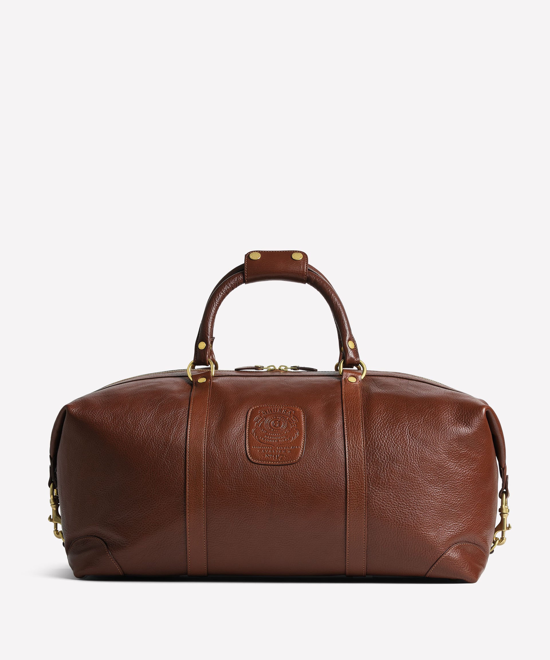 Cavalier II No. 97 | Vintage Chestnut Leather Duffel Bag