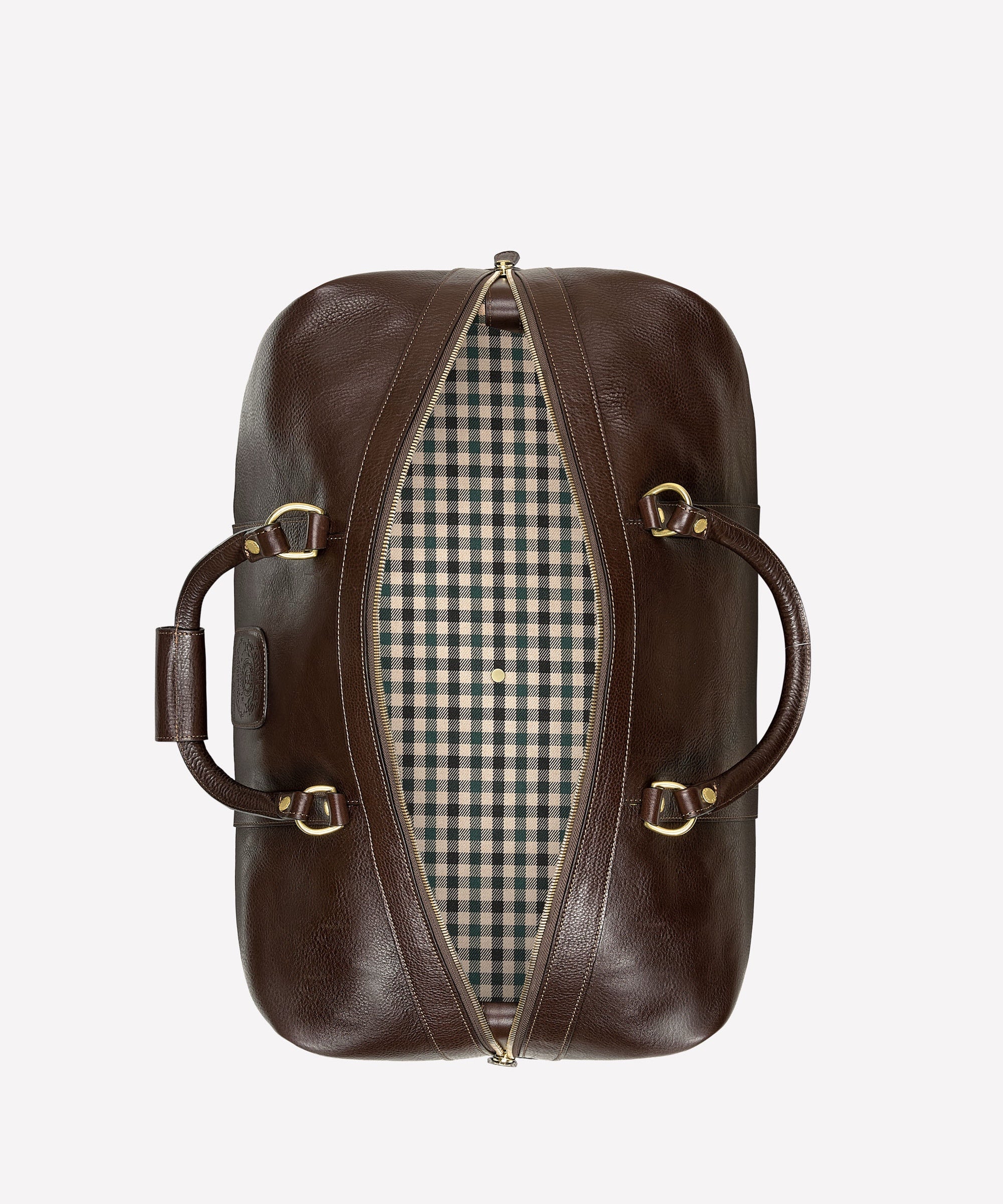Cavalier II No. 97 | Vintage Walnut Leather Duffel Bag | Ghurka