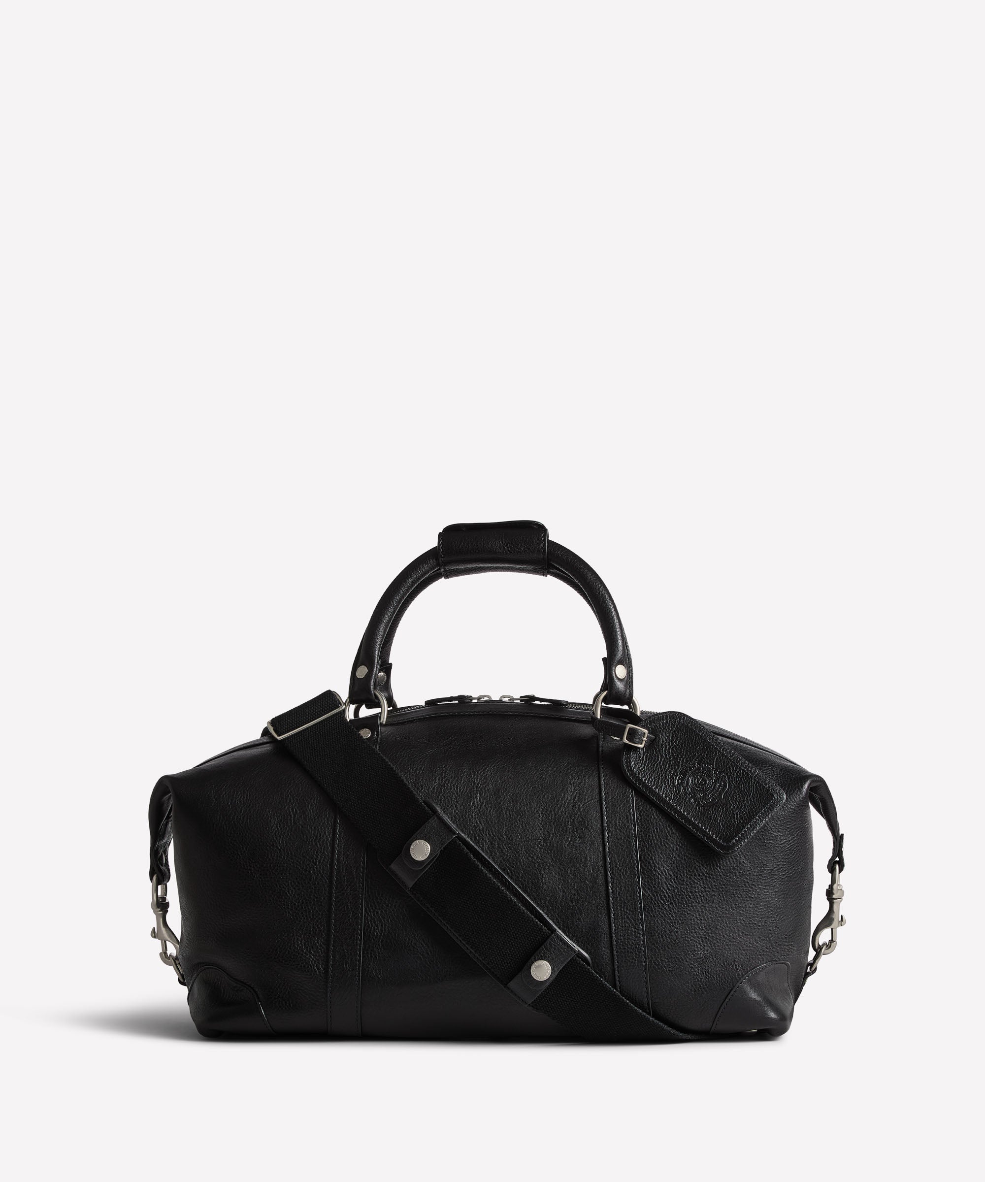 Cavalier I No. 96 | Vintage Black Leather Duffle Bag | Ghurka Icon
