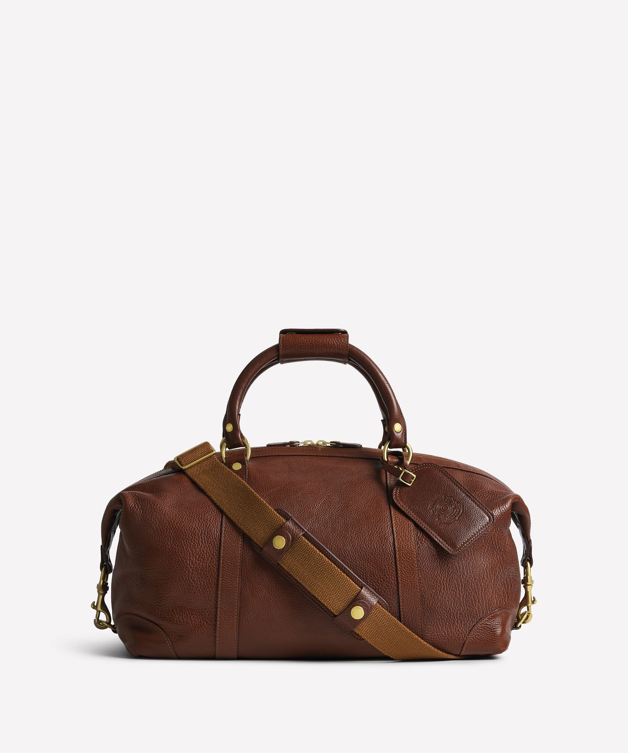 Cavalier I No. 96 | Vintage Chestnut Leather Duffle Bag | Ghurka Icon