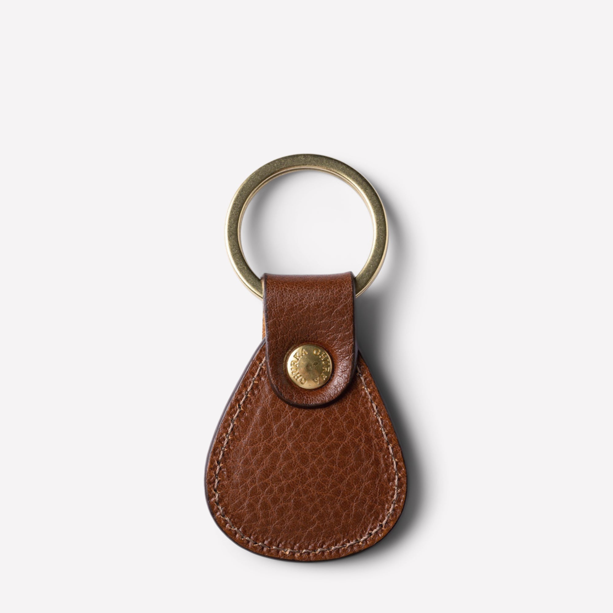 Vintage leather key fob outlet