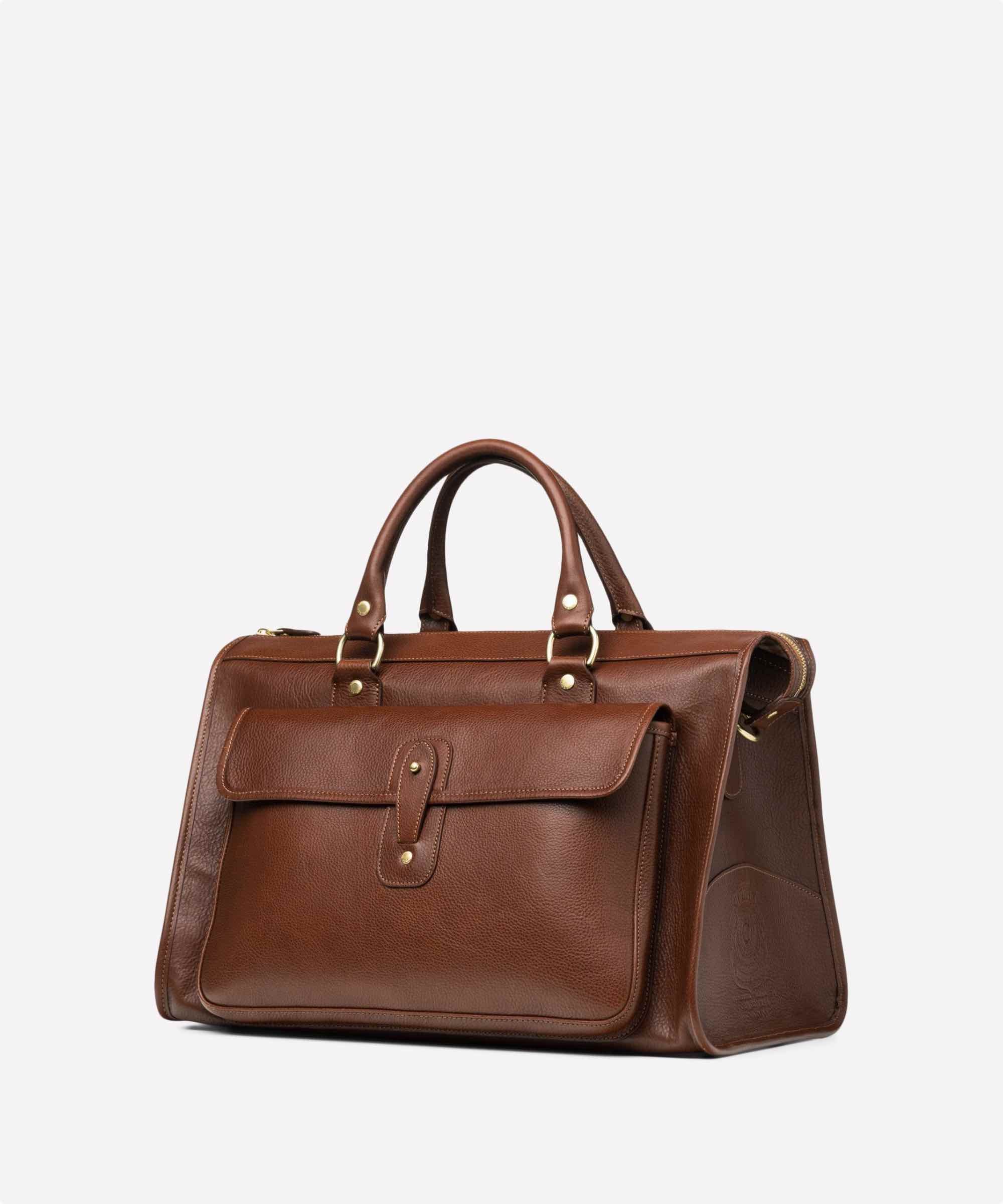 レザー ボストンバッグ ブラウン　Ghurka Concourse No. 291 – Ghurka