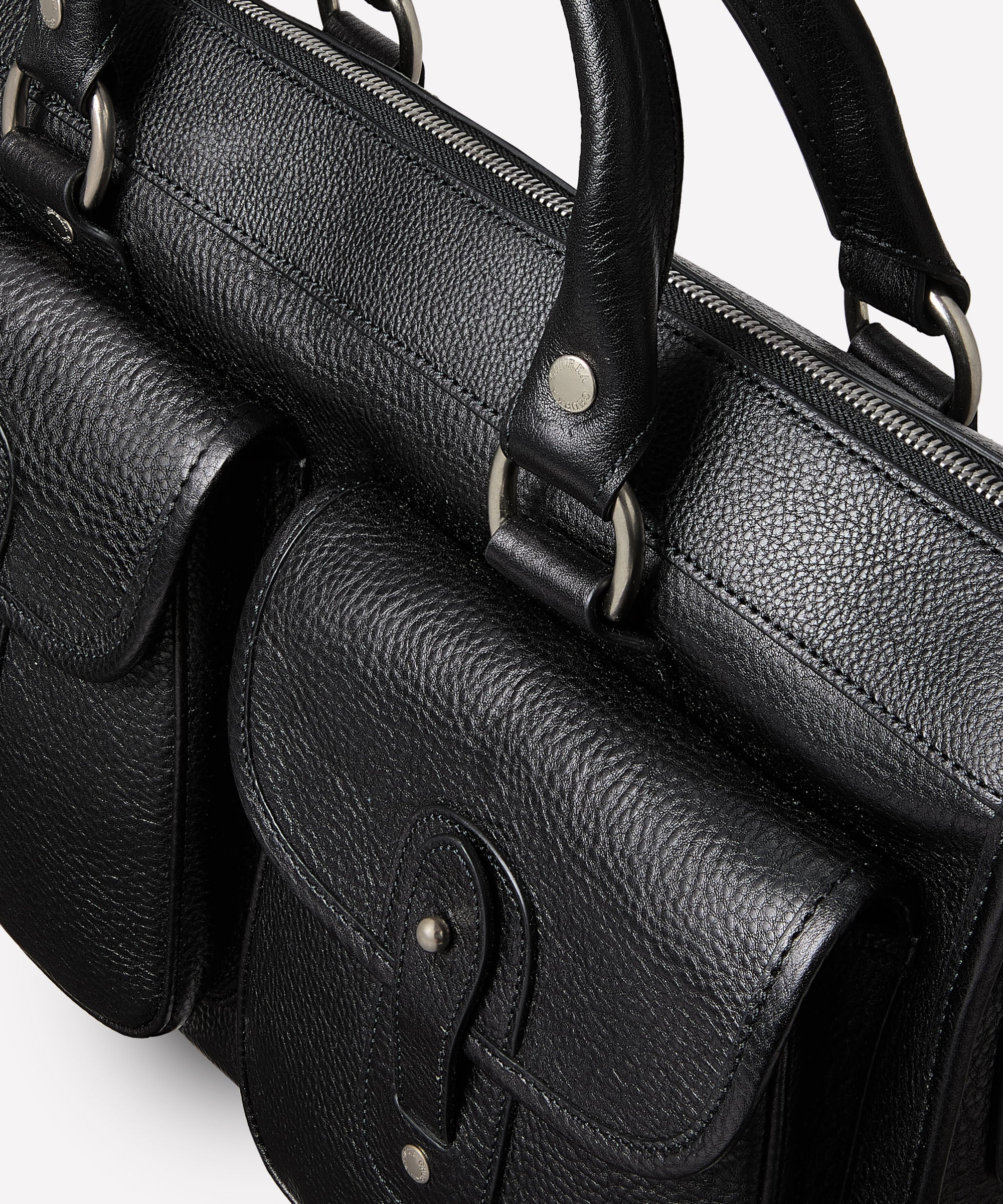Examiner No. 5 | Vintage Black Leather Briefcase | Iconic Ghurka Style