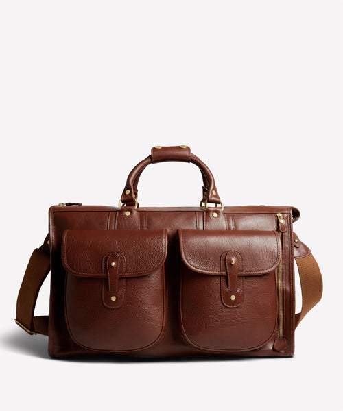 Express No. 2 | Vintage Chestnut Leather Duffle Bag | Ghurka