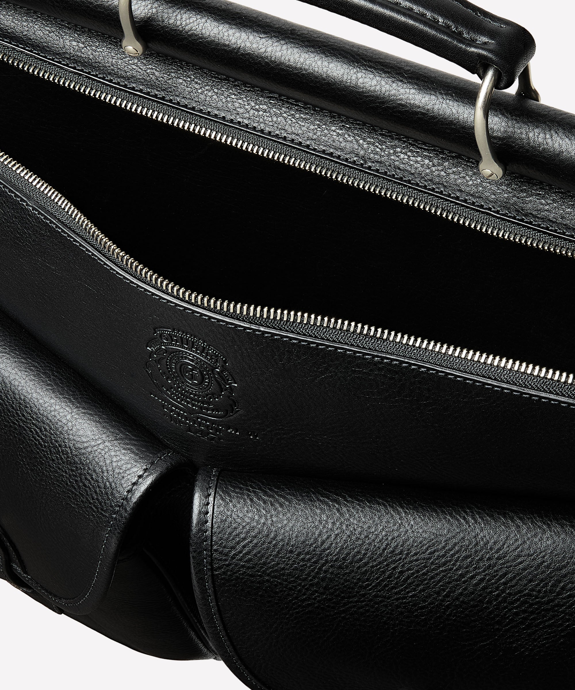 Garrison No. 147 | Vintage Black Leather Briefcase | Ghurka