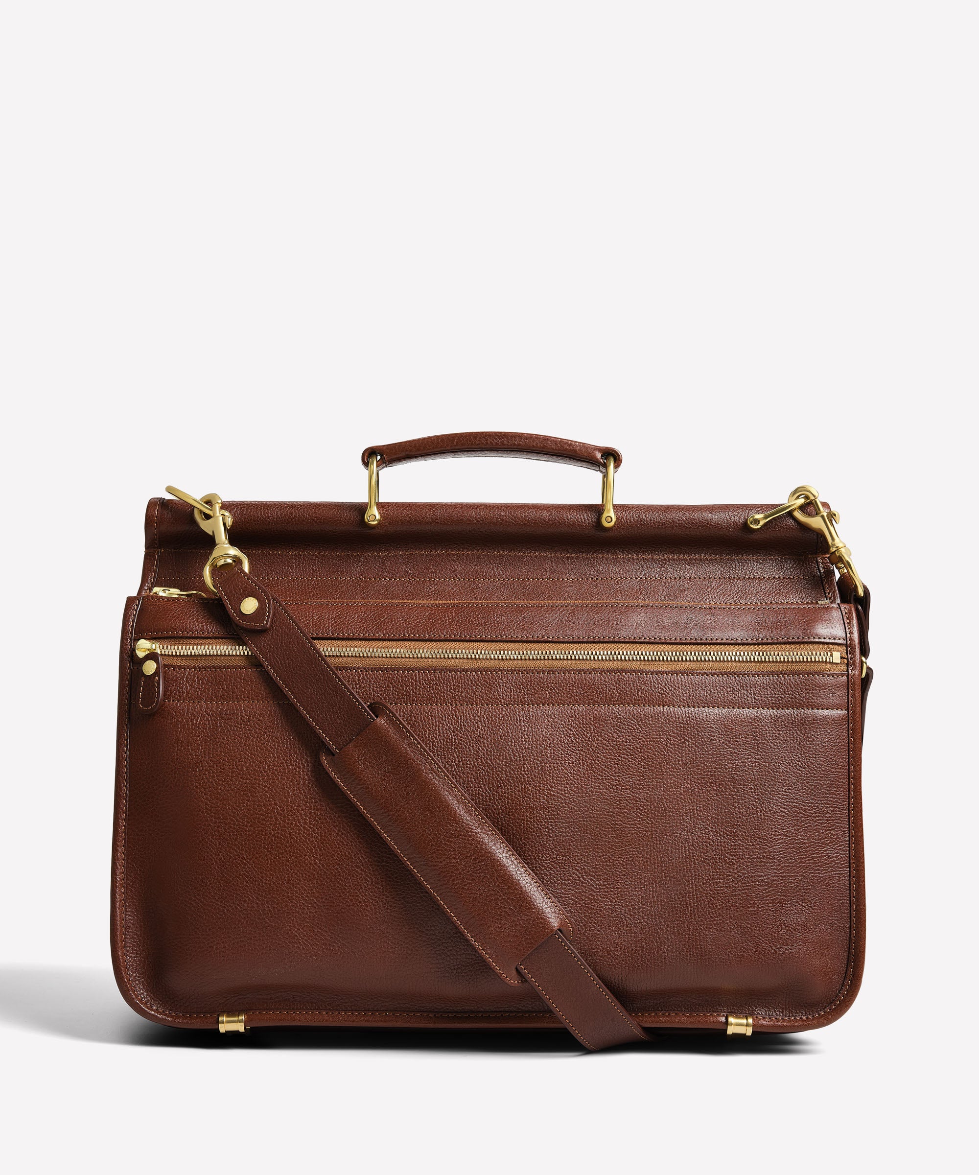 Garrison No. 147 | Vintage Chestnut Leather Briefcase | Ghurka