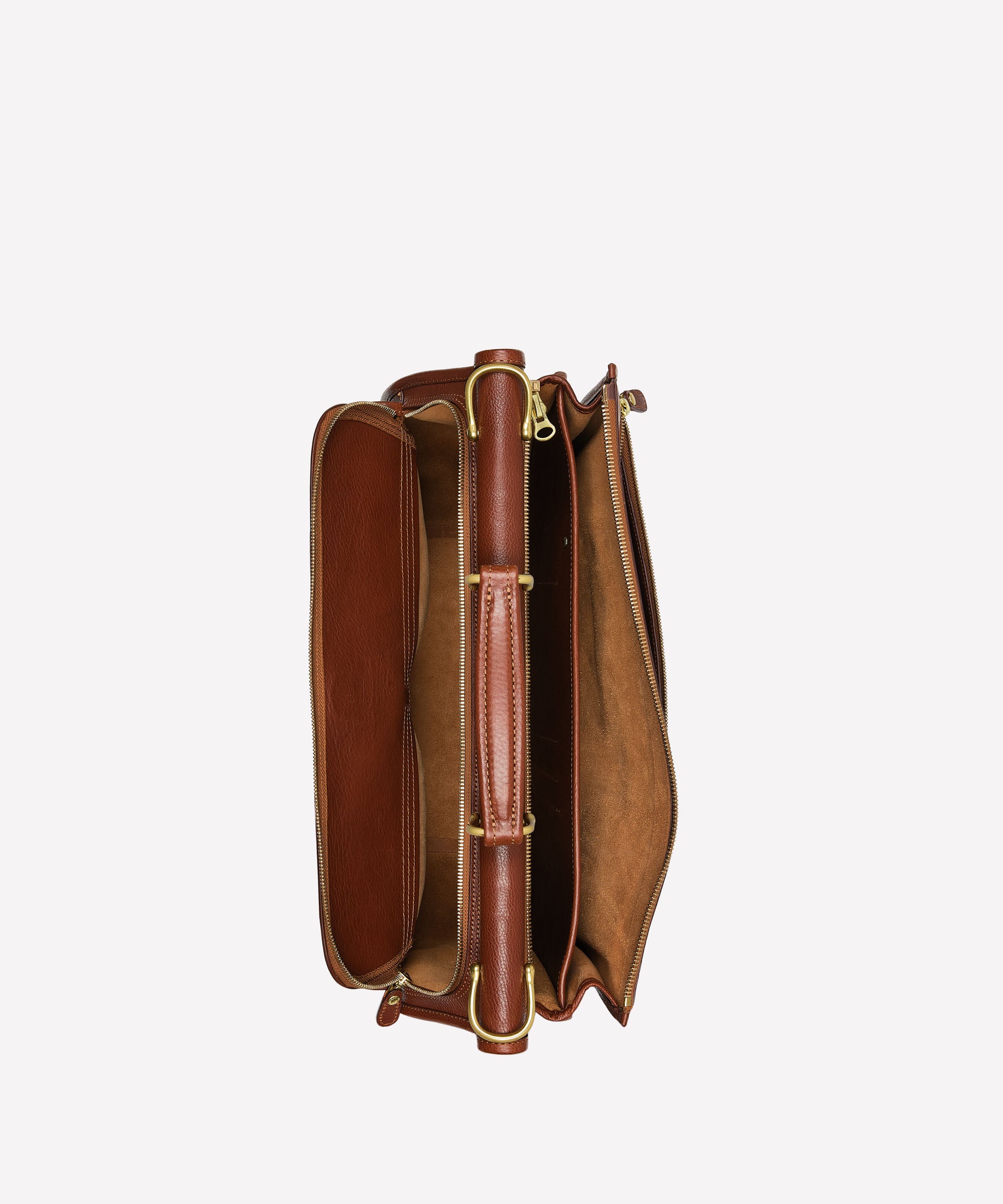 Garrison No. 147 | Vintage Chestnut Leather Briefcase | Ghurka