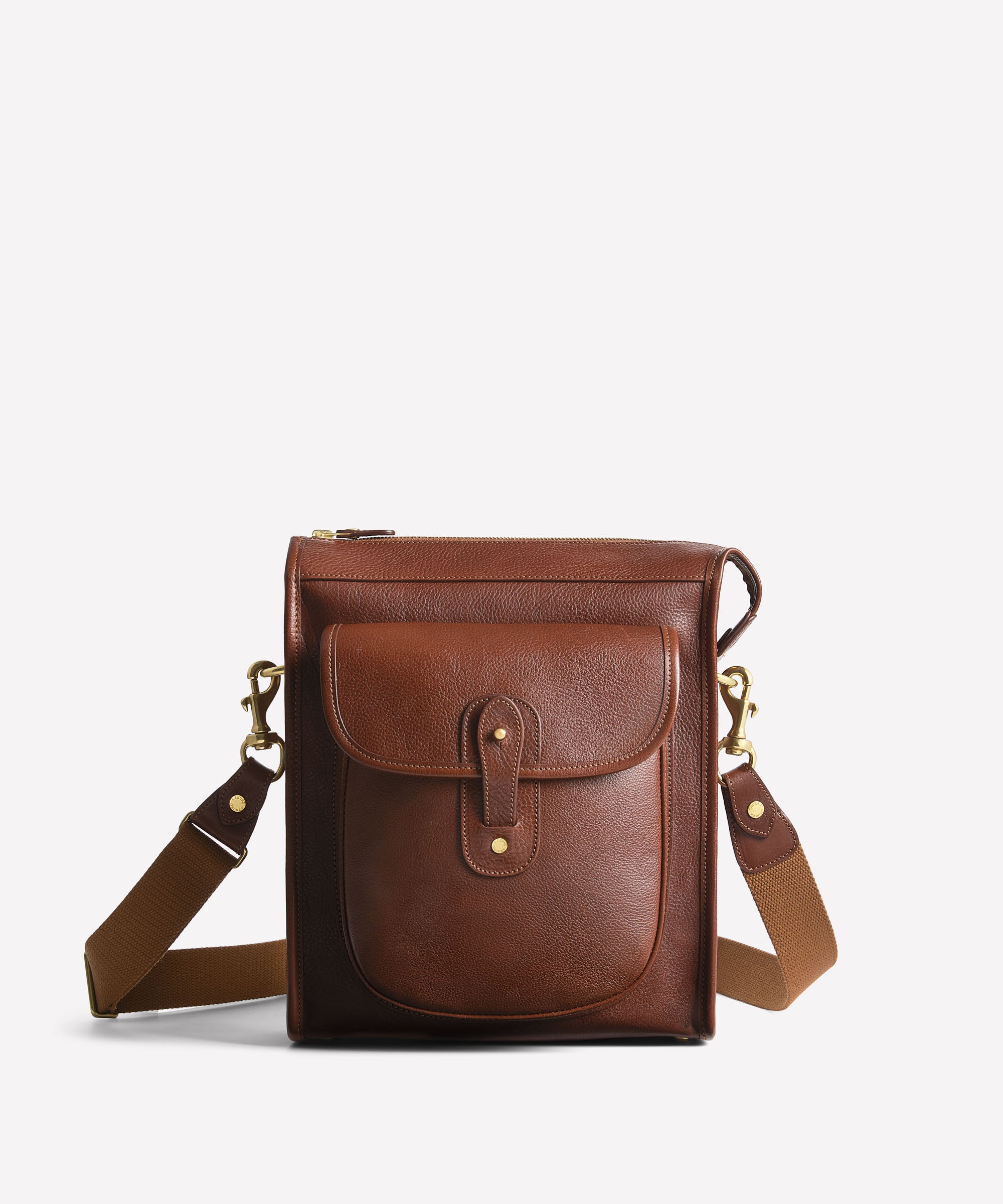 Gearpack No. 4 | Vintage Chestnut Leather Crossbody Bag