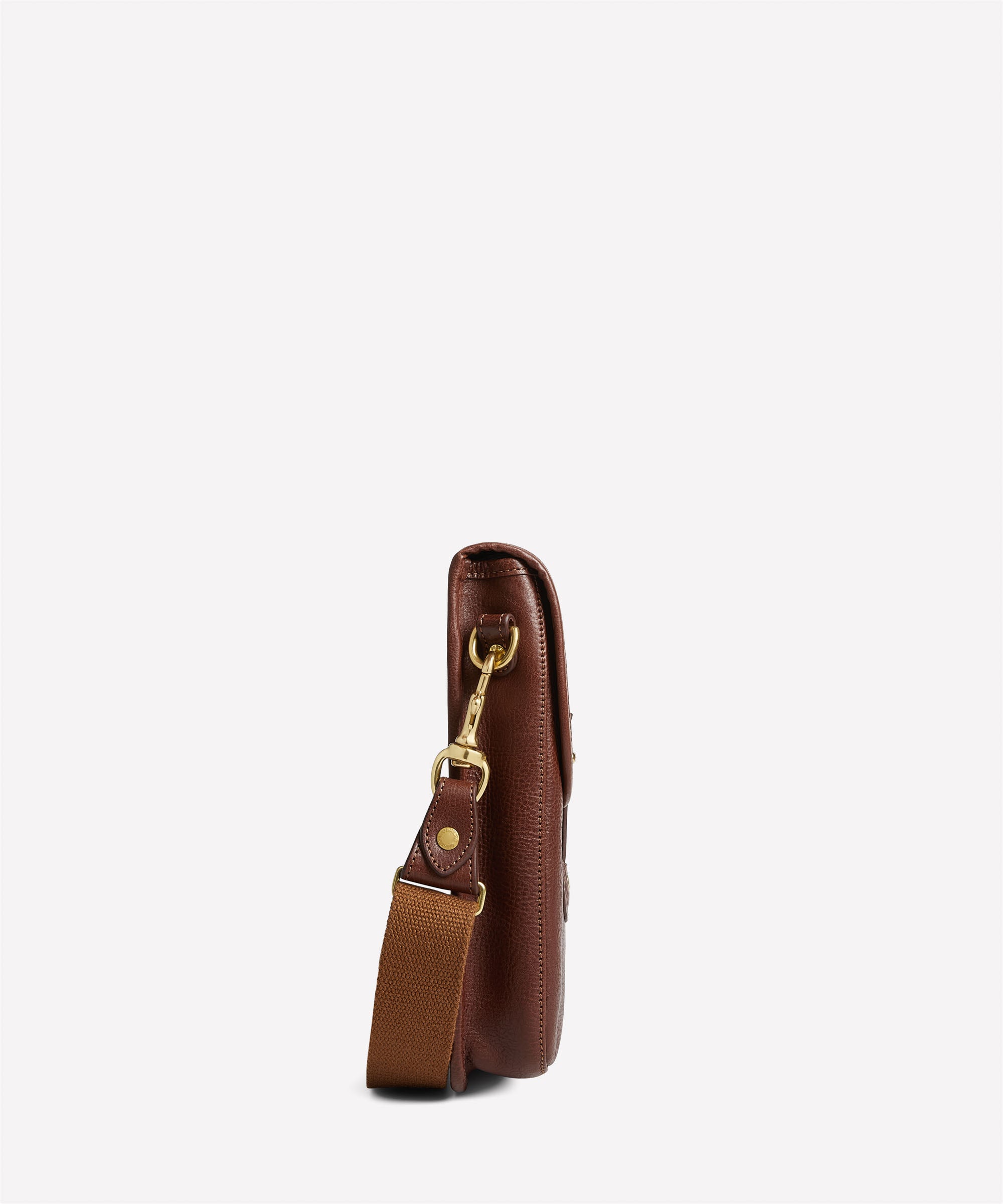 Harlow III No. 205 | Vintage Chestnut Leather Crossbody Bag | Ghurka
