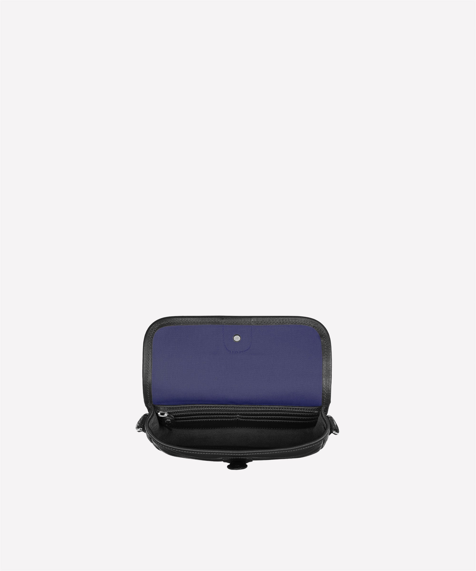 Harlow I No. 203 | Vintage Black Leather Crossbody Bag | Ghurka