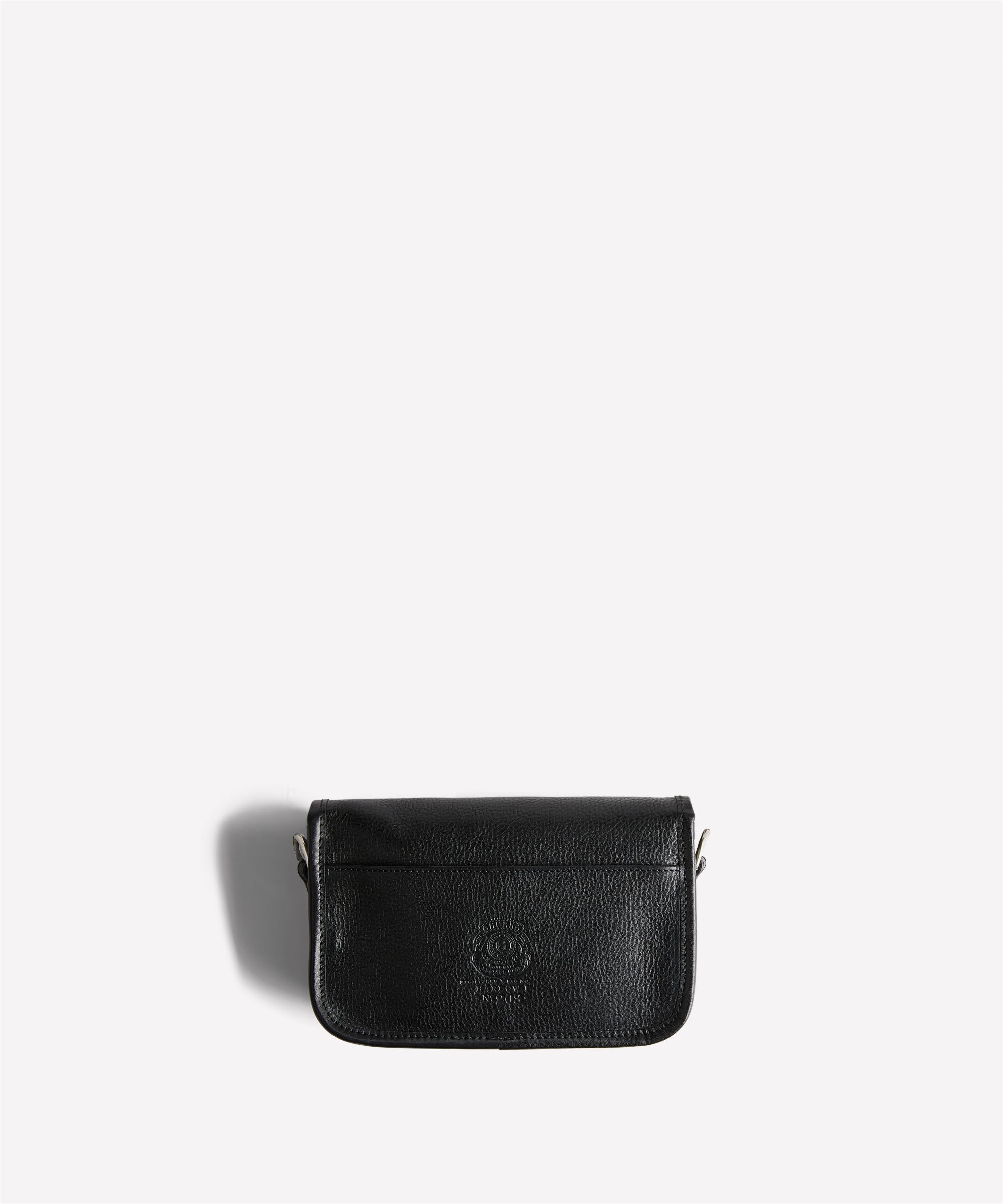 Harlow I No. 203 | Vintage Black Leather Crossbody Bag | Ghurka