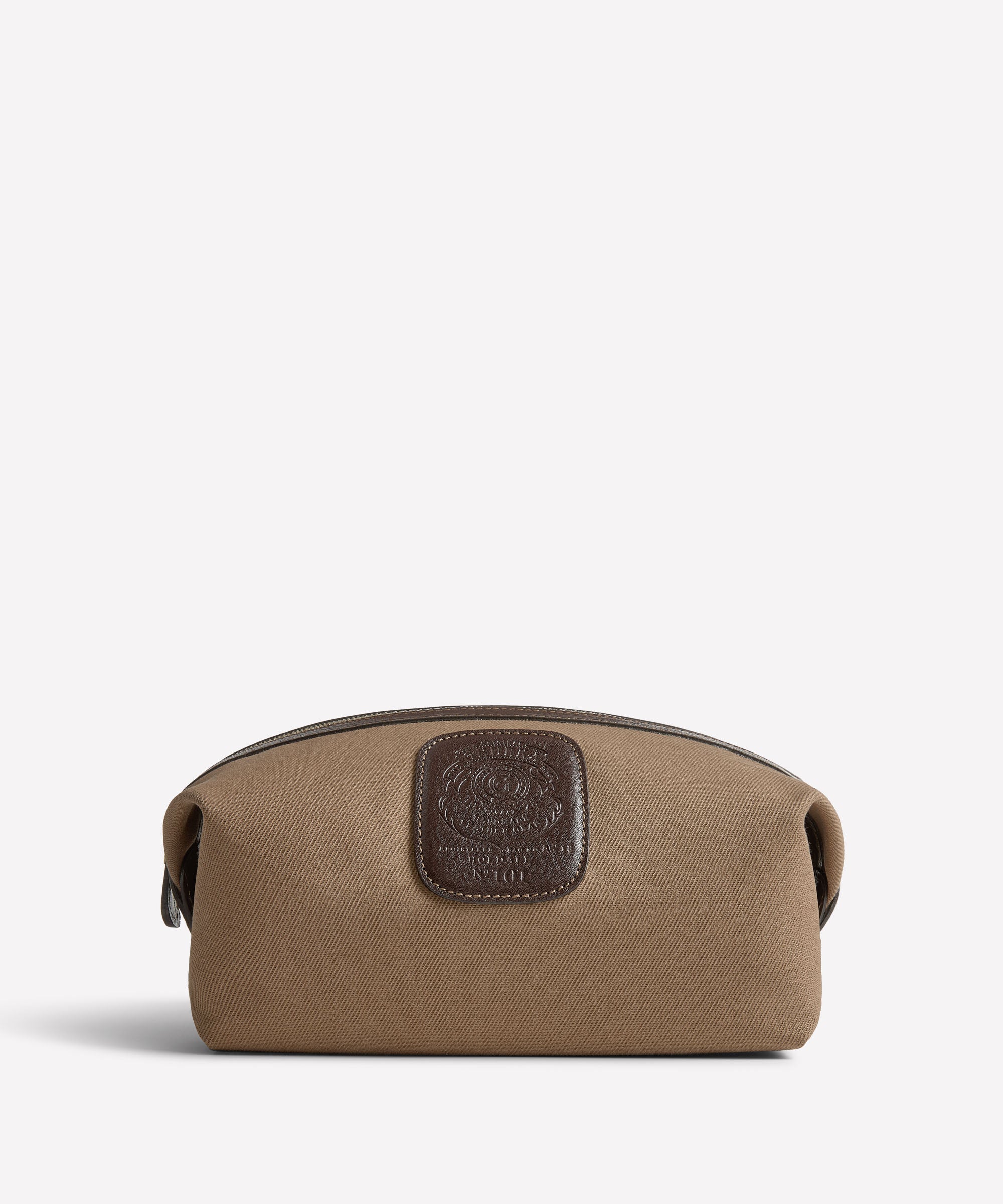Holdall No. 101 | Vintage Walnut Leather Toiletry Case | Ghurka
