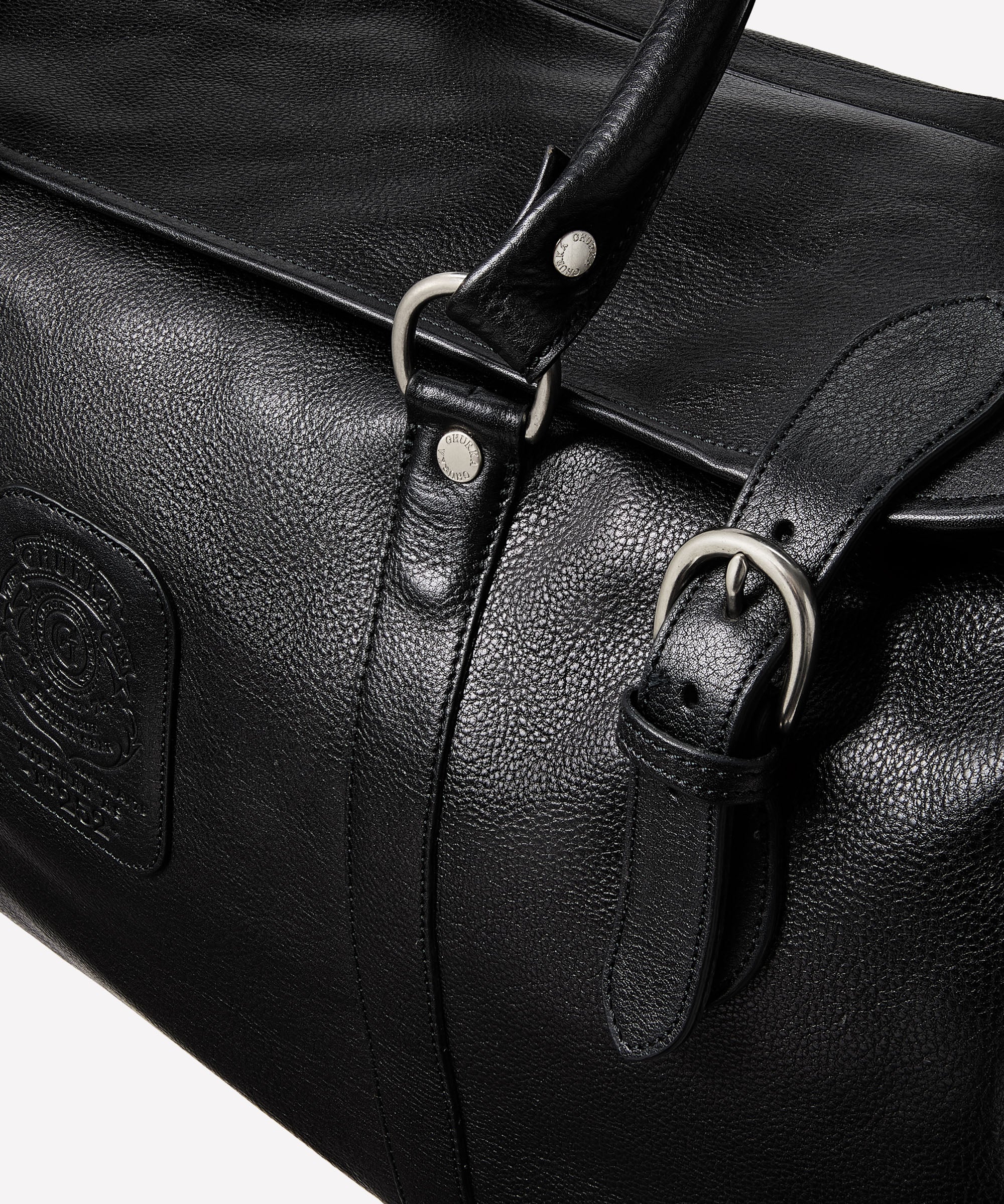 バッグ Caristyle Kilburn RS No. 252 | Vintage Black Leather | Ghurka