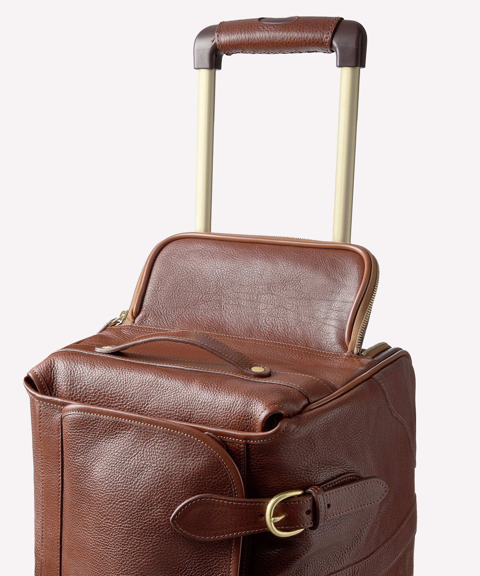 Kilburn RS No. 252 | Vintage Chestnut Leather Rolling Duffel Bag