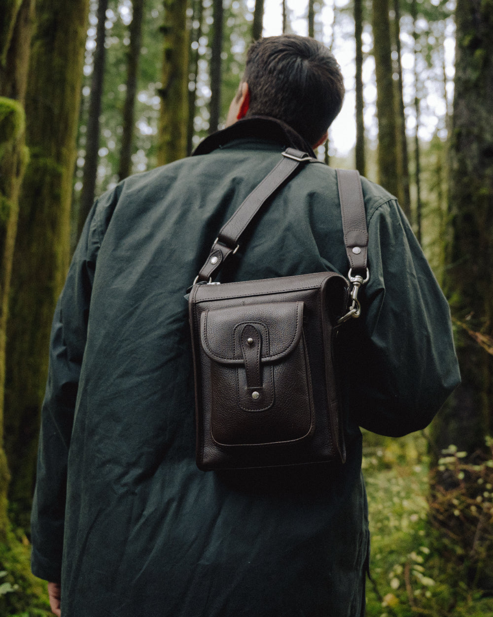 Webbed Shoulder Strap | Chestnut Leather | Ghurka