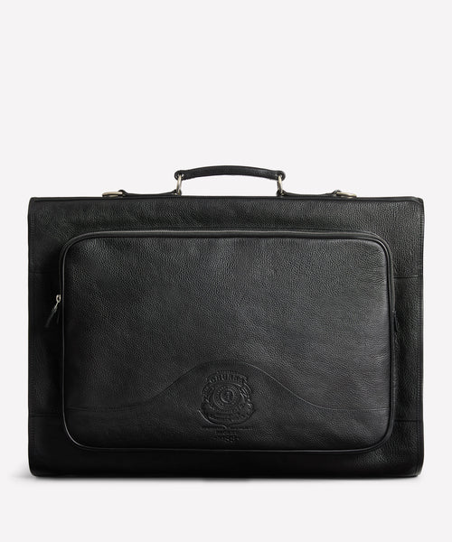 Packet No. 83 | Vintage Black Leather Garment Bag | Ghurka Packet No. 83 | Vintage Black Leather Garment Bag | Ghurka