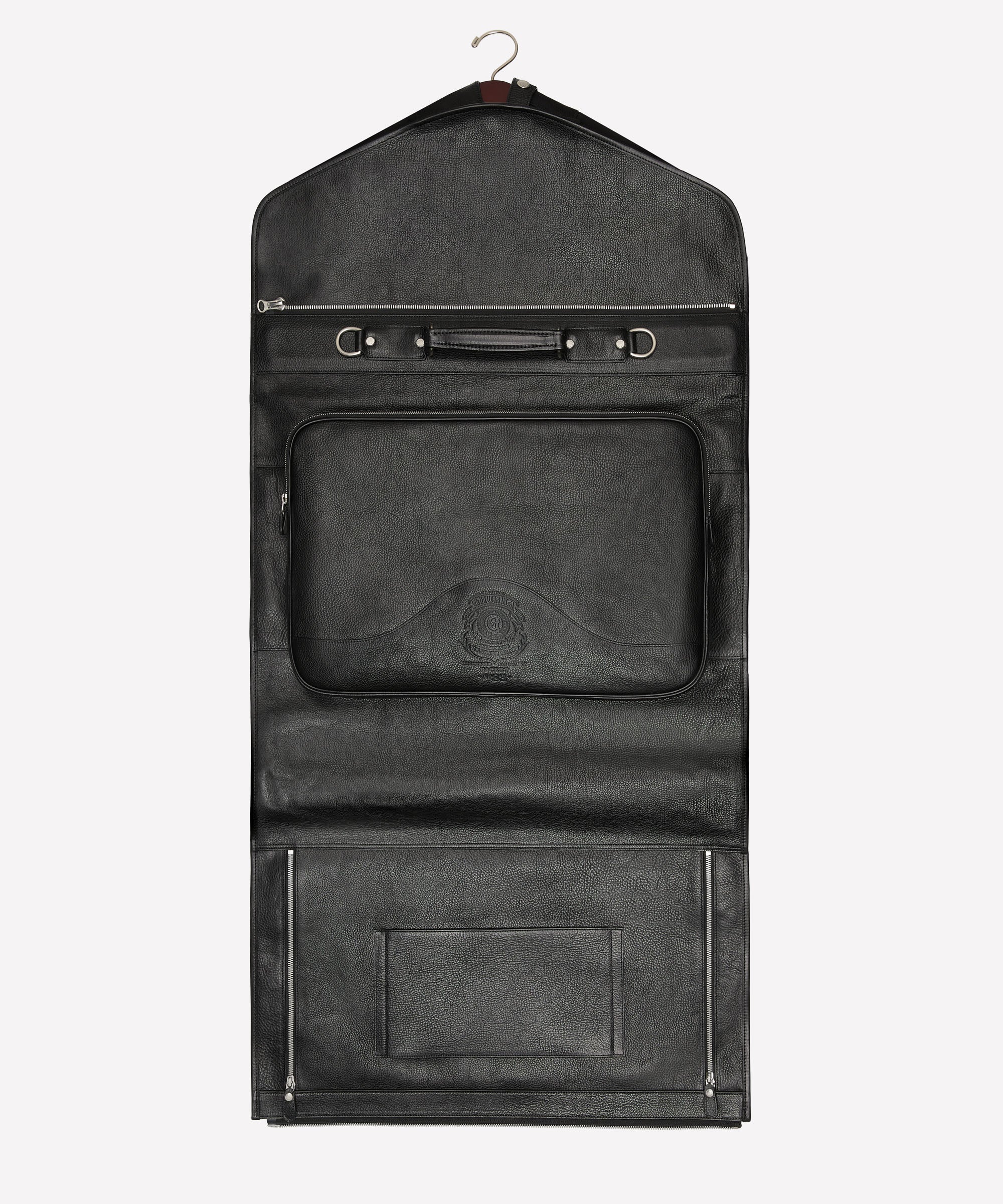 Packet No. 83 | Vintage Black Leather Garment Bag | Ghurka