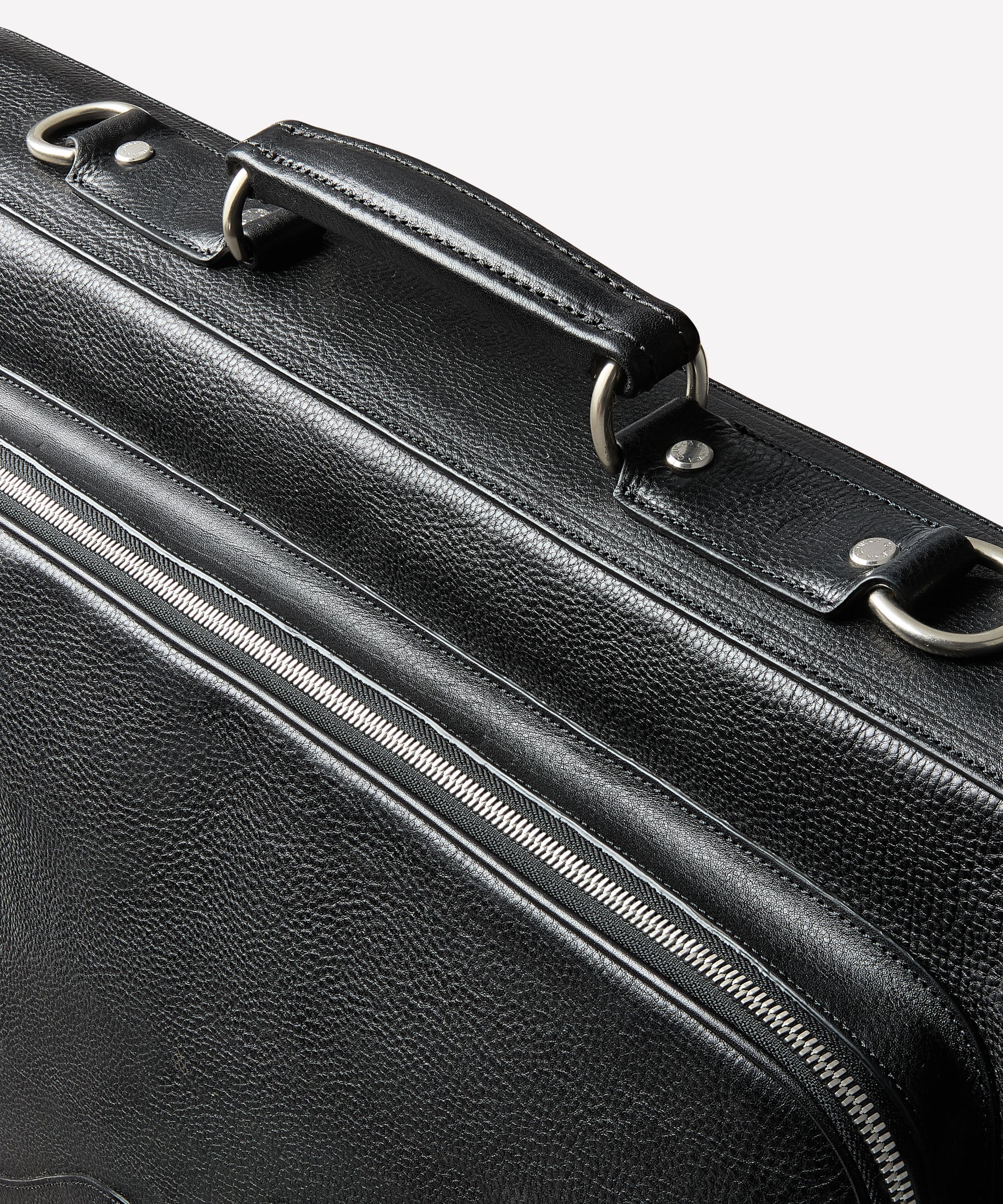 Packet No. 83 | Vintage Black Leather Garment Bag | Ghurka