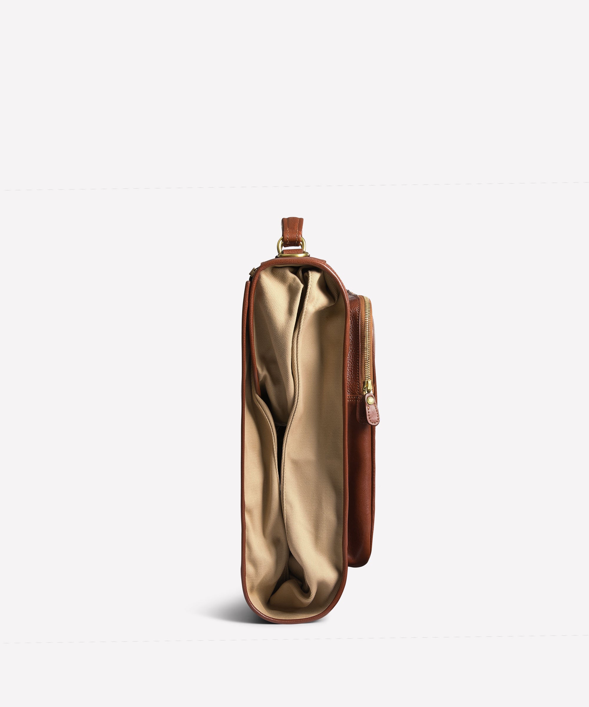 Packet No. 83 | Vintage Chestnut Leather Garment Bag | Ghurka